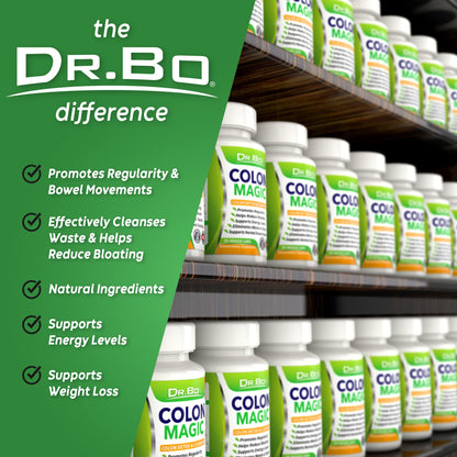 Colon Cleanse Detox Formula - Natural Bowel Cleanser Pills for Intestinal Bloating & Fast Digestive DR. BOUS supplements