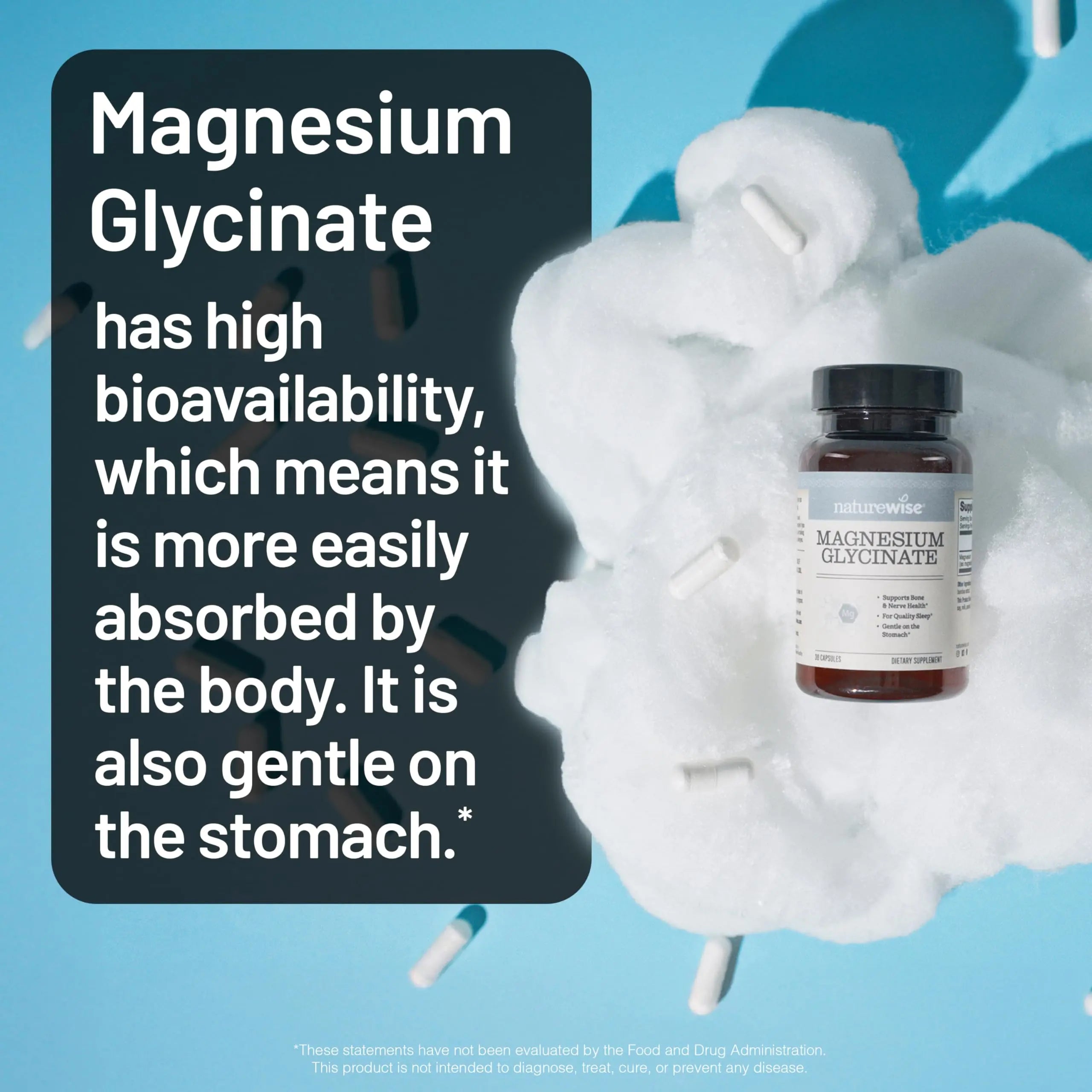 NatureWise [1] Multivitamin for Men - Non-GMO - 90 Capsules[45-Day Supply] + [1] Magnesium Glycinate 625mg - Chelated Magnesium - 30 Capsules[30-Day Supply] NatureWiseAu supplements