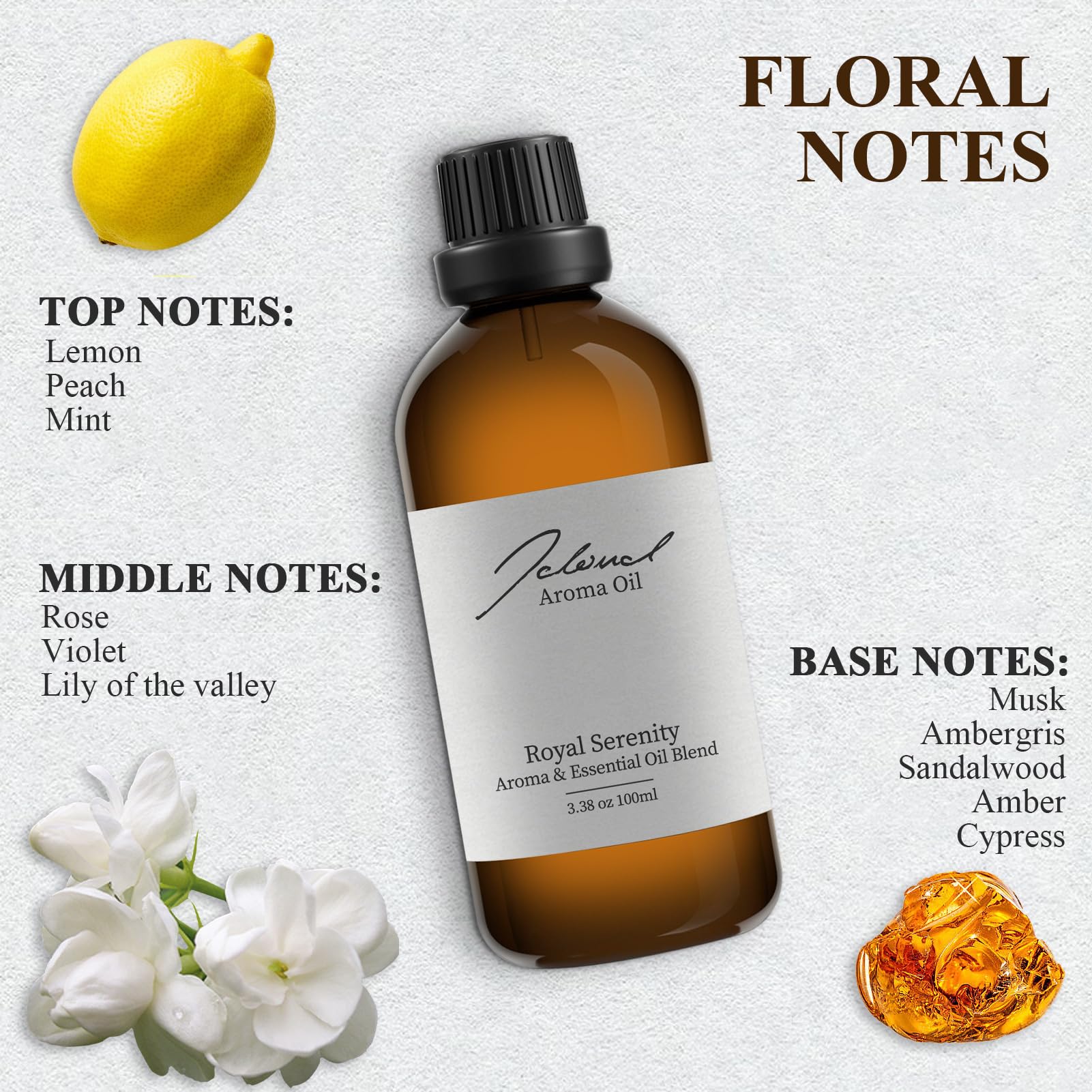 JCLOUD Royal Serenity Essential Oil Inspired by Ritz-Carlton Hotel | Hotel Collection - Pure Aromatherapy JCLOUDAu supplements
