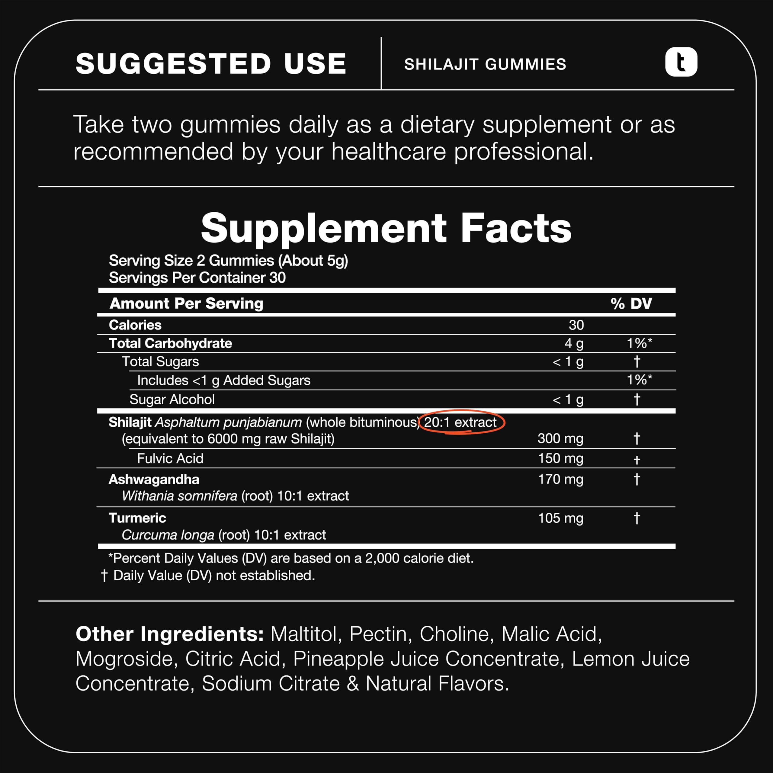Shilajit Gummies 6000mg Equivalent (3X Stronger) – Himalayan Sourced + Ashwagandha + Turmeric – Lab Tested ToniiqAu supplements