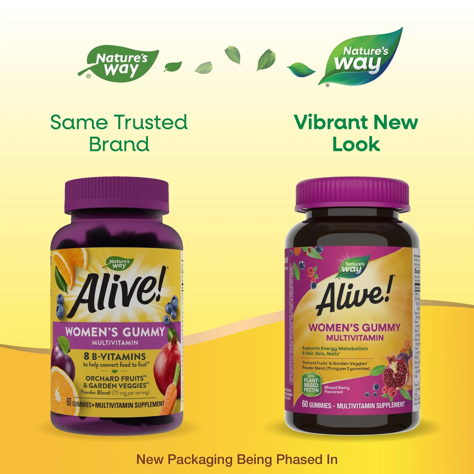 Nature's Way Alive! Women’s Gummy Multivitamin, 16 Vitamins & Minerals, Energy Metabolism*, Hair Skin & Nails Nature's WayAu supplements