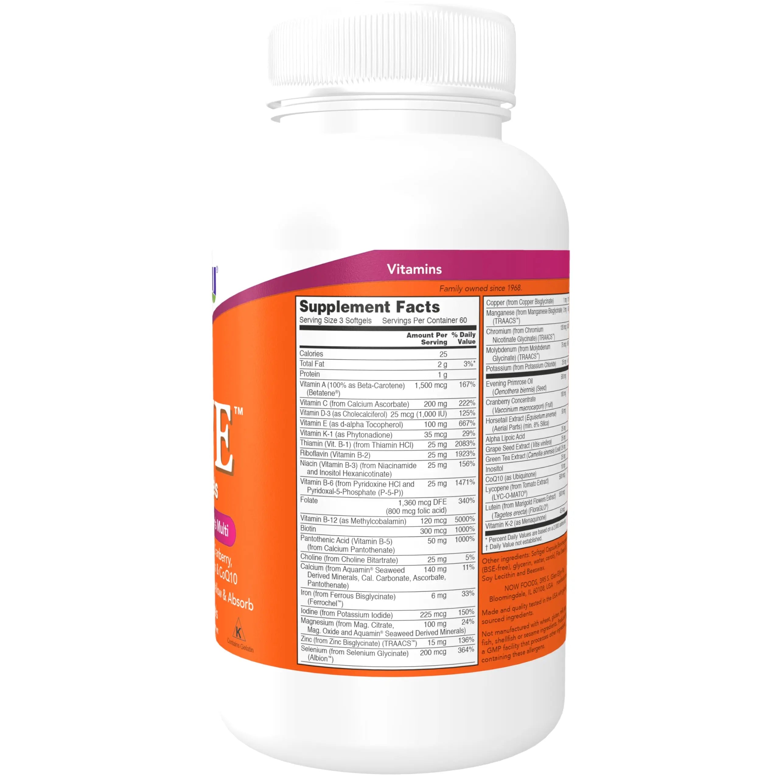 NOW Foods - Eve Superior Women's Multi - 180 Softgels NOW FoodsAu supplements