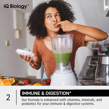 IQ BIOLOGY Biotin Collagen Keratin Astragalus Magnesium Ashwagandha Vitamin D3 Vitamin C IQ BIOLOGYUS supplements