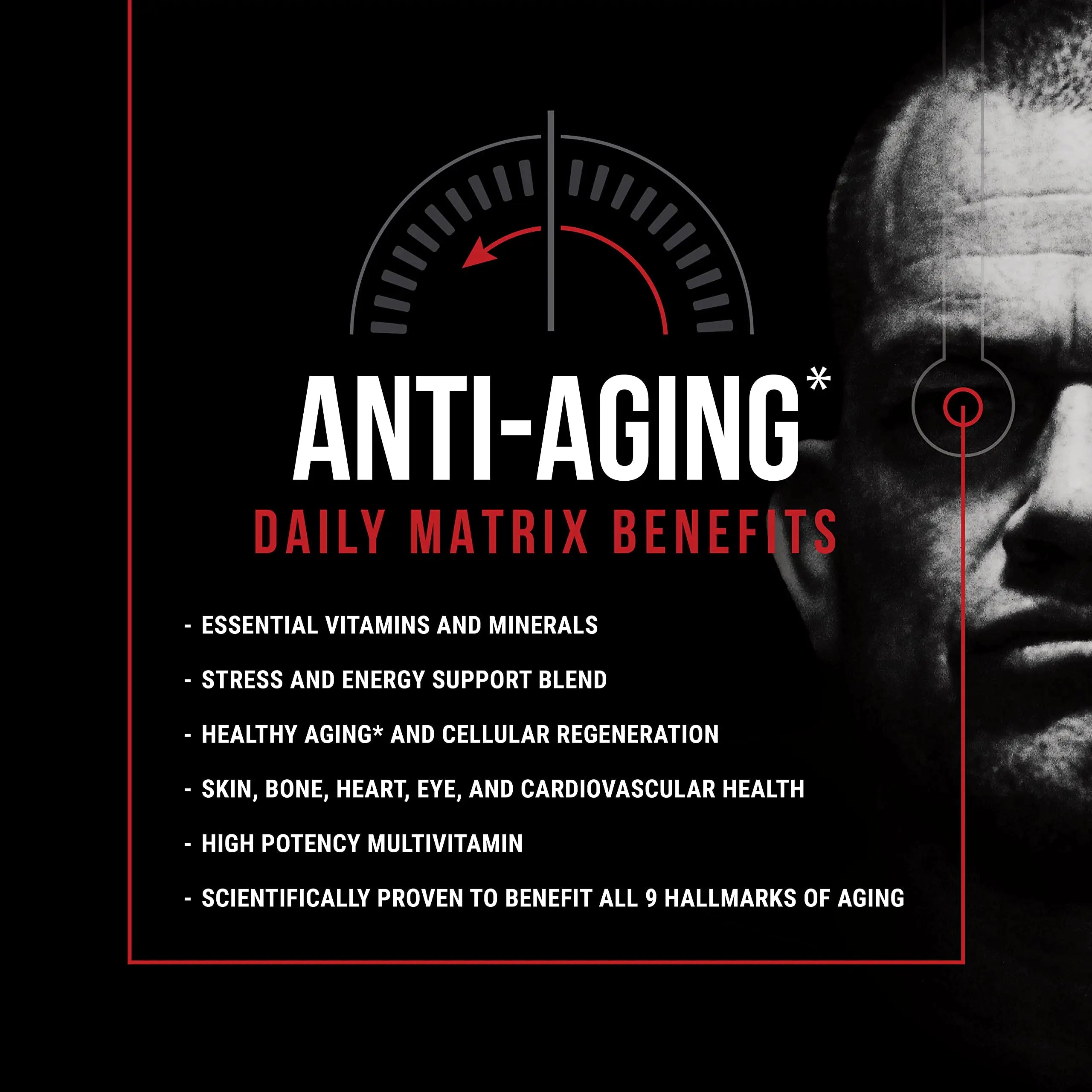 Jocko Fuel TIME WAR - Multivitamin for Men & Women. NAD Supplement for Healthy Aging, Heart, Bone, & Eye Health. Essential Vitamins and Minerals Jocko FuelAu supplements