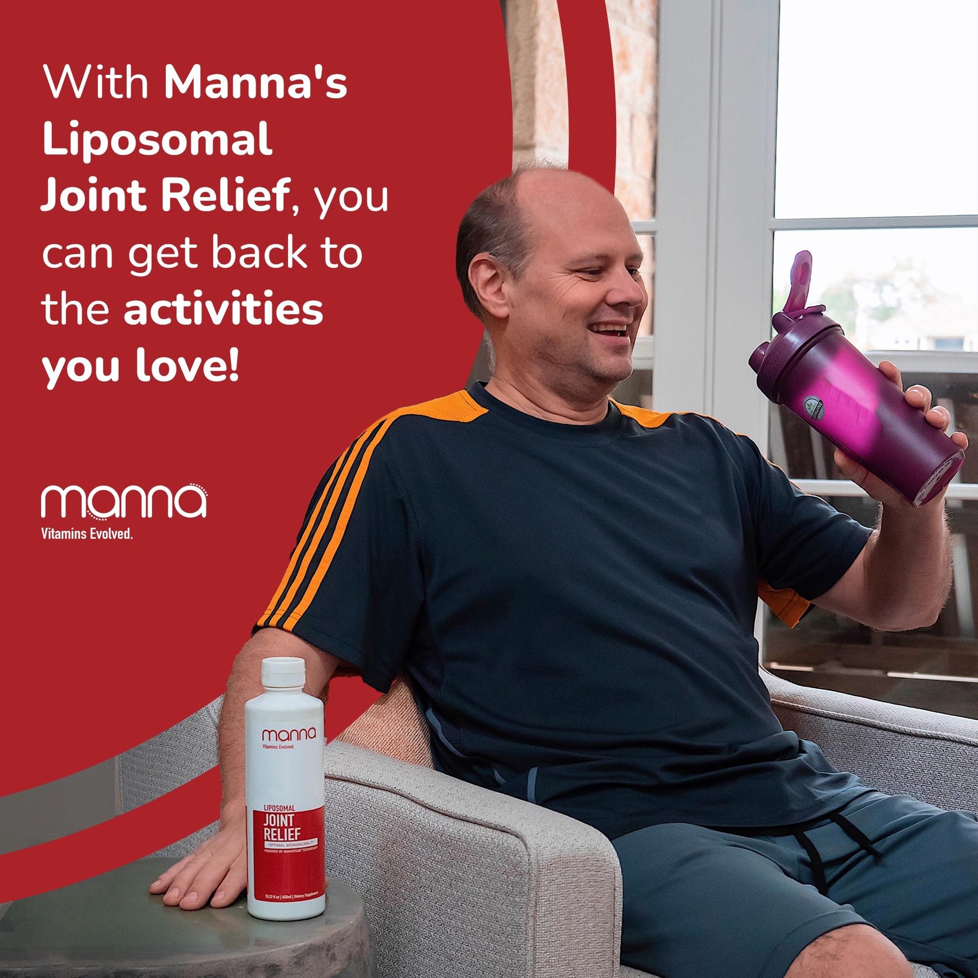 Manna Vitamins Evolved Liposomal Joint Relief Supplement for Women, Men Includes Curcumin, Glucosamine, Chondroitin, Quercetin for Joint Health, Swelling, Aches, Increase Range of Motion, Mobility Manna Vitamins EvolvedAu supplements