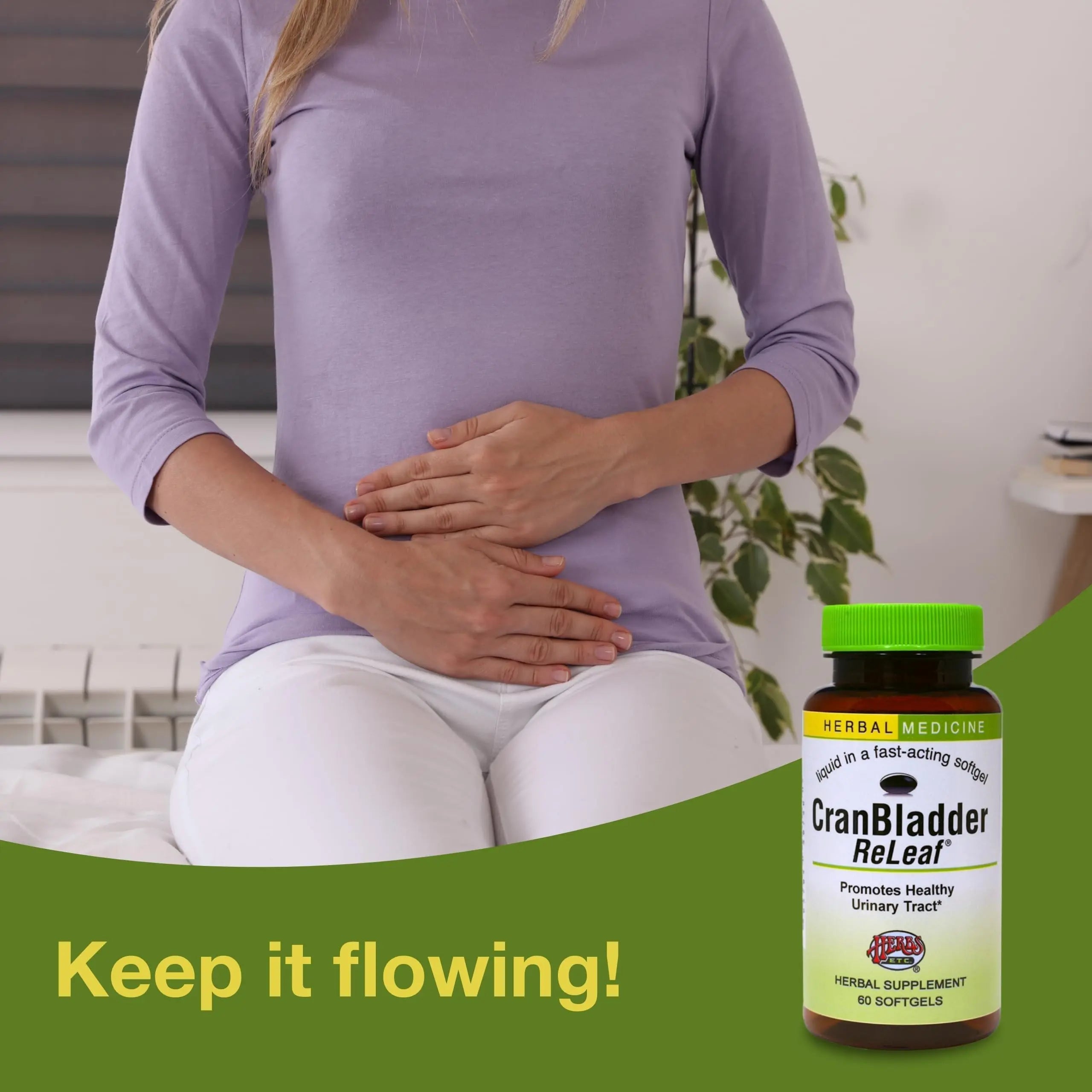 Herbs Etc. CranBladder ReLeaf Softgels - Bladder Health Support - Natural Supplement Formula to Aid Urinary Health & Comfort - Optimal Urinary Support with Cranberry - 60 Softgels (60 Servings) Herbs Etc.Au supplements