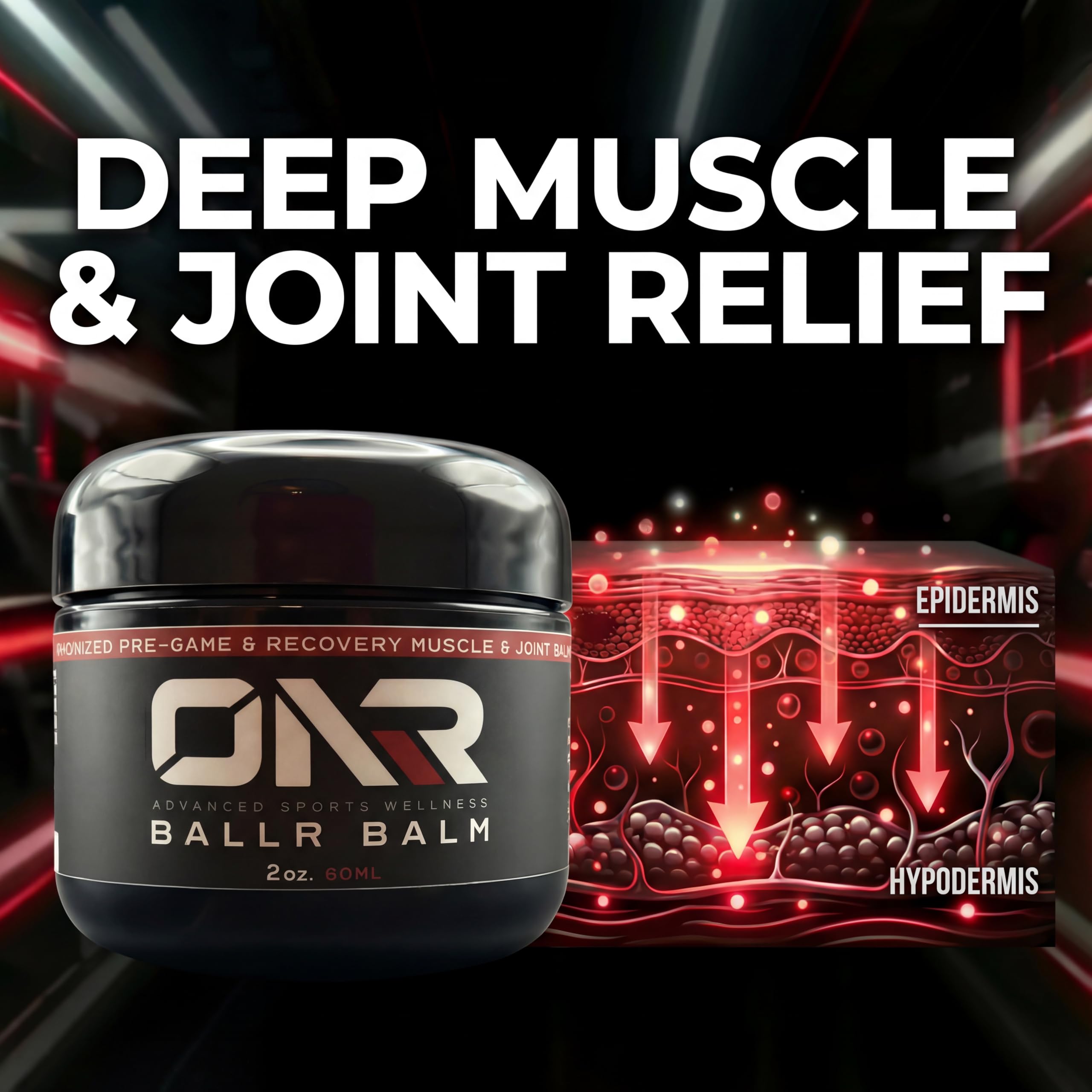 BALLR Balm – Fast-Acting Natural Pain Relief & Muscle Recovery | Trusted by Athletes, Clean Ingredients, 2 oz Aus HealthcareAu supplements
