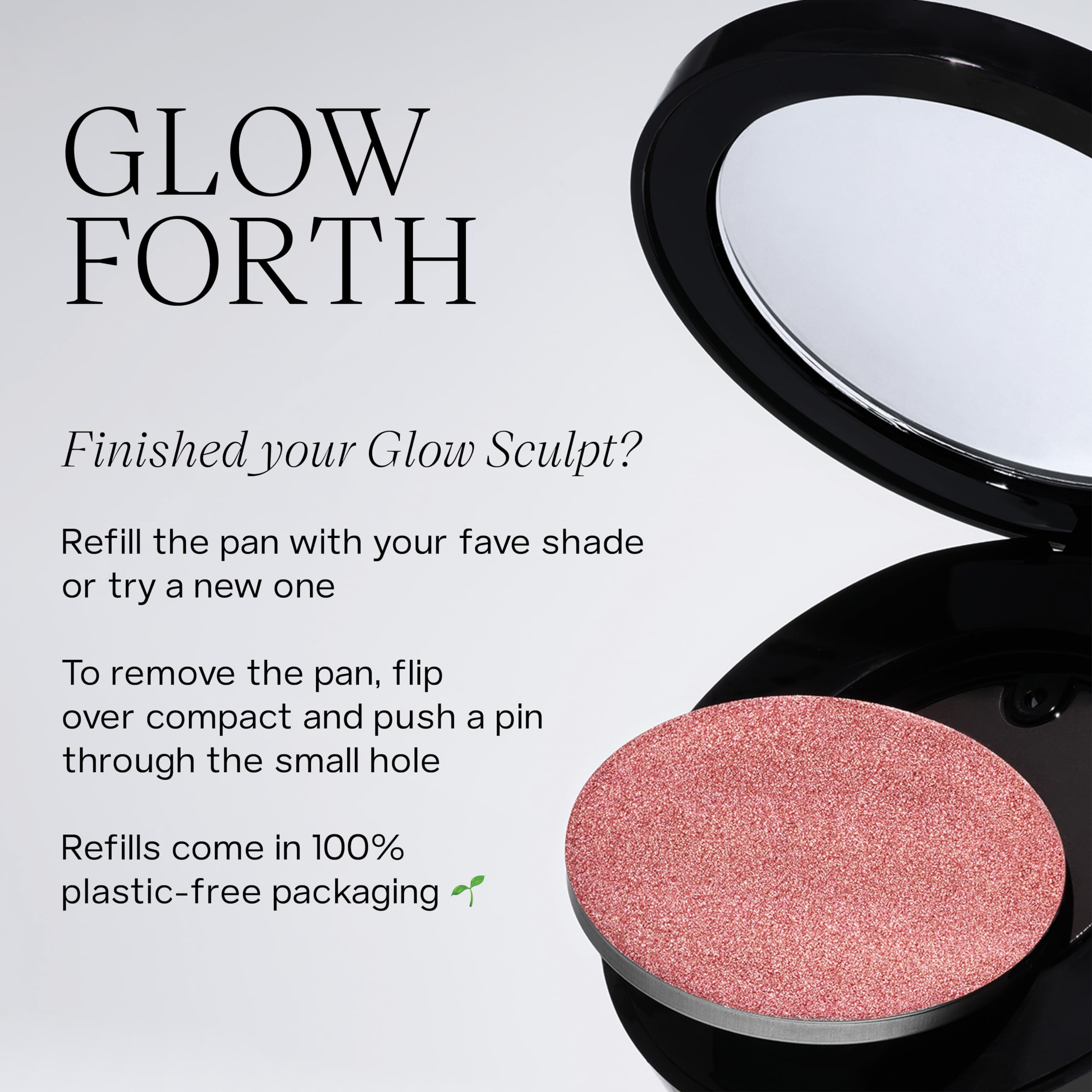 Saie Glow Sculpt Multi-Use Highlighter + Cream Blush - Lightweight Highlighter Makeup with Hyaluronic Acid + Micropearl for Radiant, Glowing Skin - Mauveglow (.02 oz) SaieAu supplements
