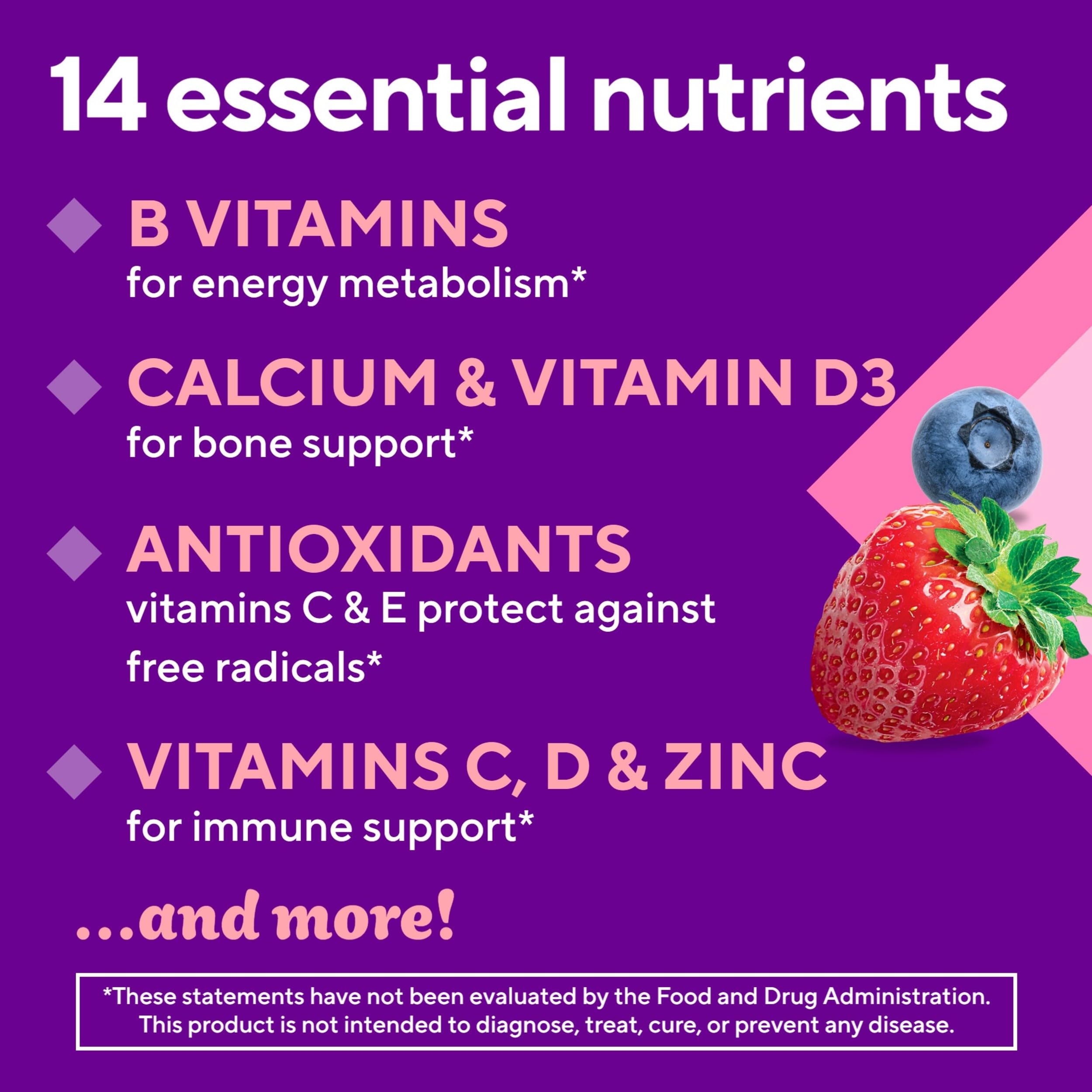 Vitafusion Women’s Sugar Free Daily Multivitamin Supplement, Keto Diet Friendly Adult Gummy Vitamin for Energy VitafusionAu supplements
