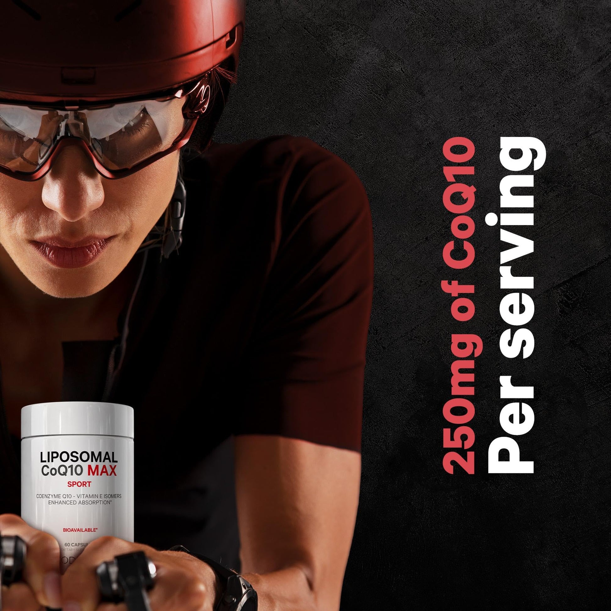 Codeage Liposomal CoQ10 Max Supplement - 250 mg Coenzyme Q10 with Vitamin E Isomers Tocopherols - 2-Month Supply - 1 Capsule Per Serving - Liposomal Delivery - Non-GMO, Gluten-Free - 60 Capsules CodeageAu supplements