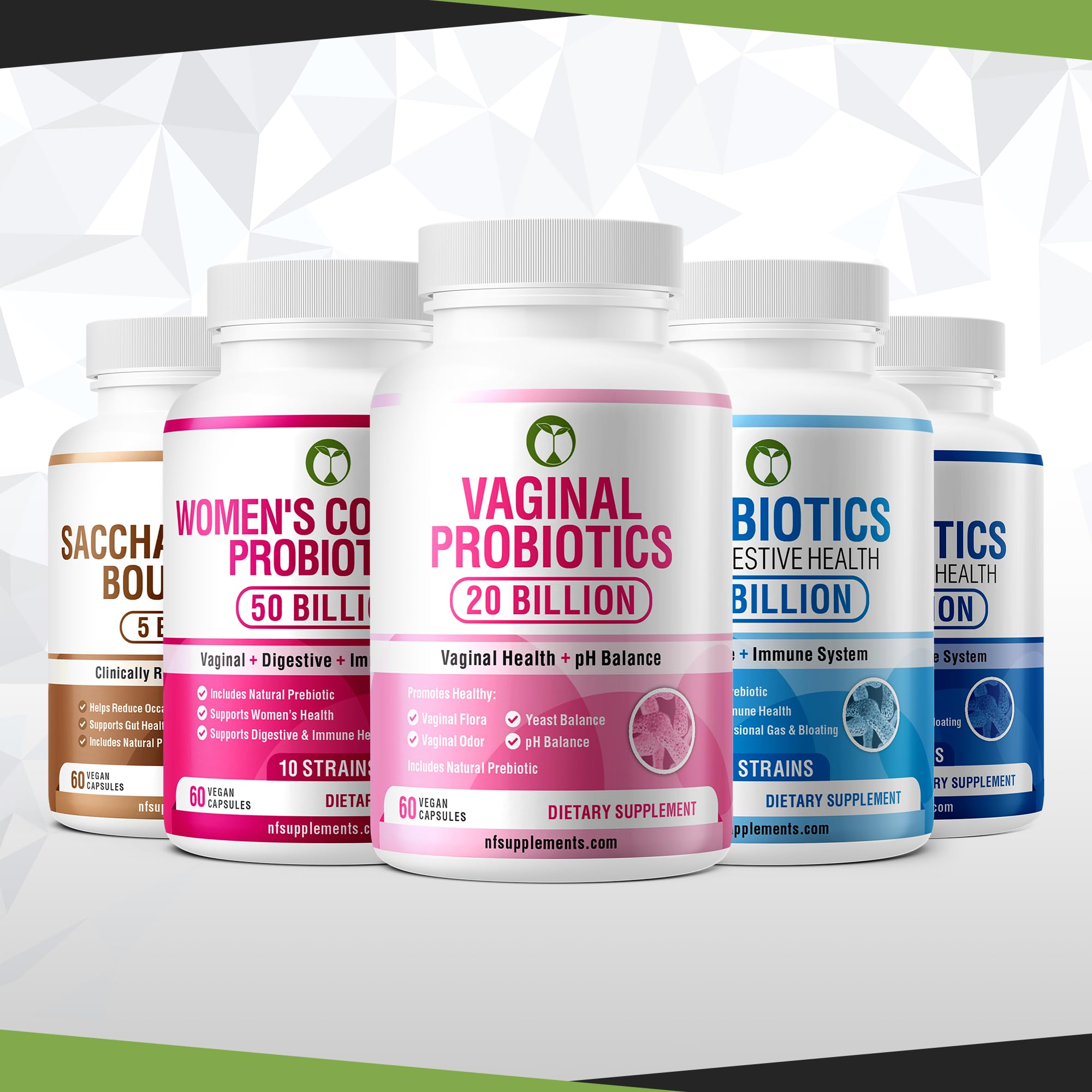 Vaginal Probiotics for Womens Health 20 Billion CFU | PH Balance & Vaginigal Odor Support 60 Capsules Natural Foundation SupplementsAu supplements