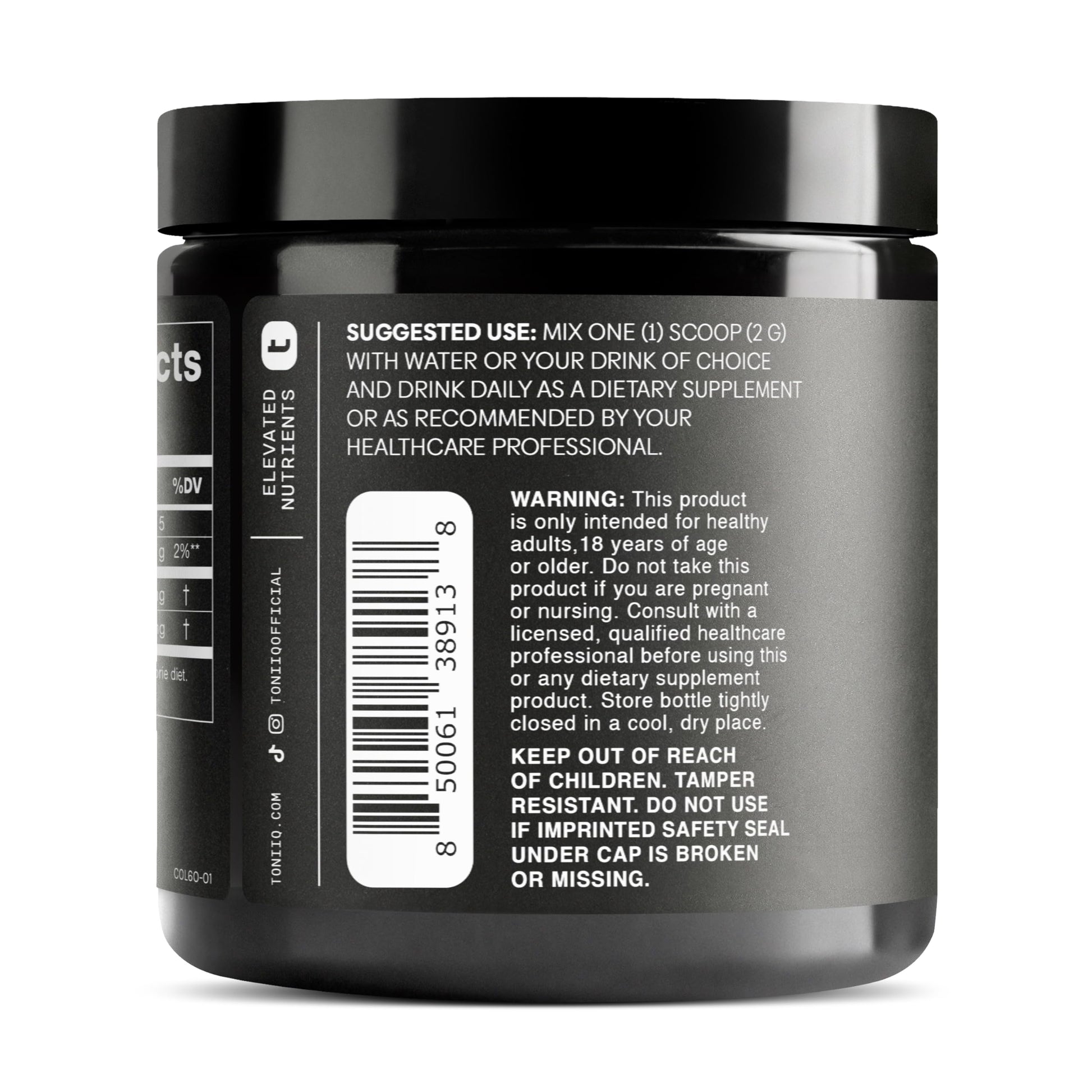 Ultra High Strength Bovine Colostrum Powder - 50% IgG - 2,000mg per Serving - Third Party Tested for Potency - Supports Immune, Gut, and Skin Health - 30 Servings -Premium Bovine Colostrum Supplement ToniiqAu supplements