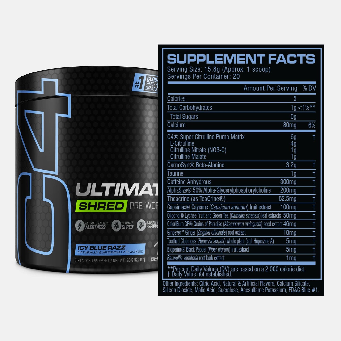 Cellucor C4 Ultimate Shred Pre Workout Powder, Fat Burner for Men & Women, Metabolism CellucorUS supplements