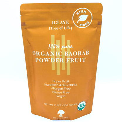 MERIN KIND Organic Baobab Powder - Prebiotic Fiber Supplement MERIN KINDUS supplements