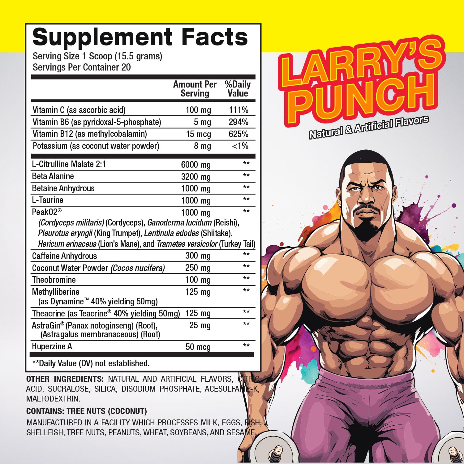 Larry Wheels' PR Preworkout - Enhance Performance with 6g Citrulline, 3.2g Beta Alanine PR SciencesAu supplements