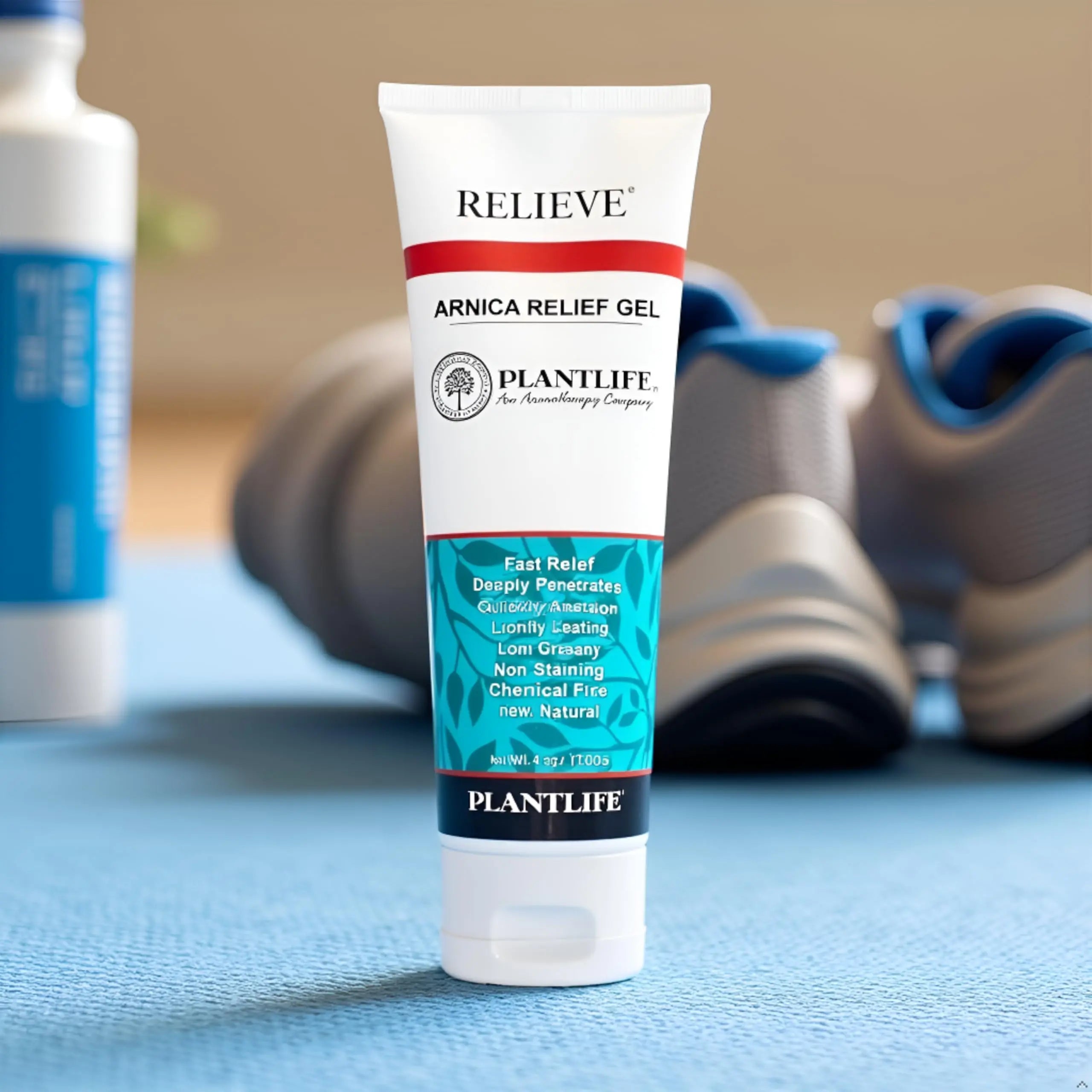 Plantlife Arnica Relieve Gel - Made with Arnica and 100% Pure Essential Oils - Relieve Products are a Homeopathic Solution for Everyday Use - Works Quickly and Effectively - Made in California PlantlifeAu supplements