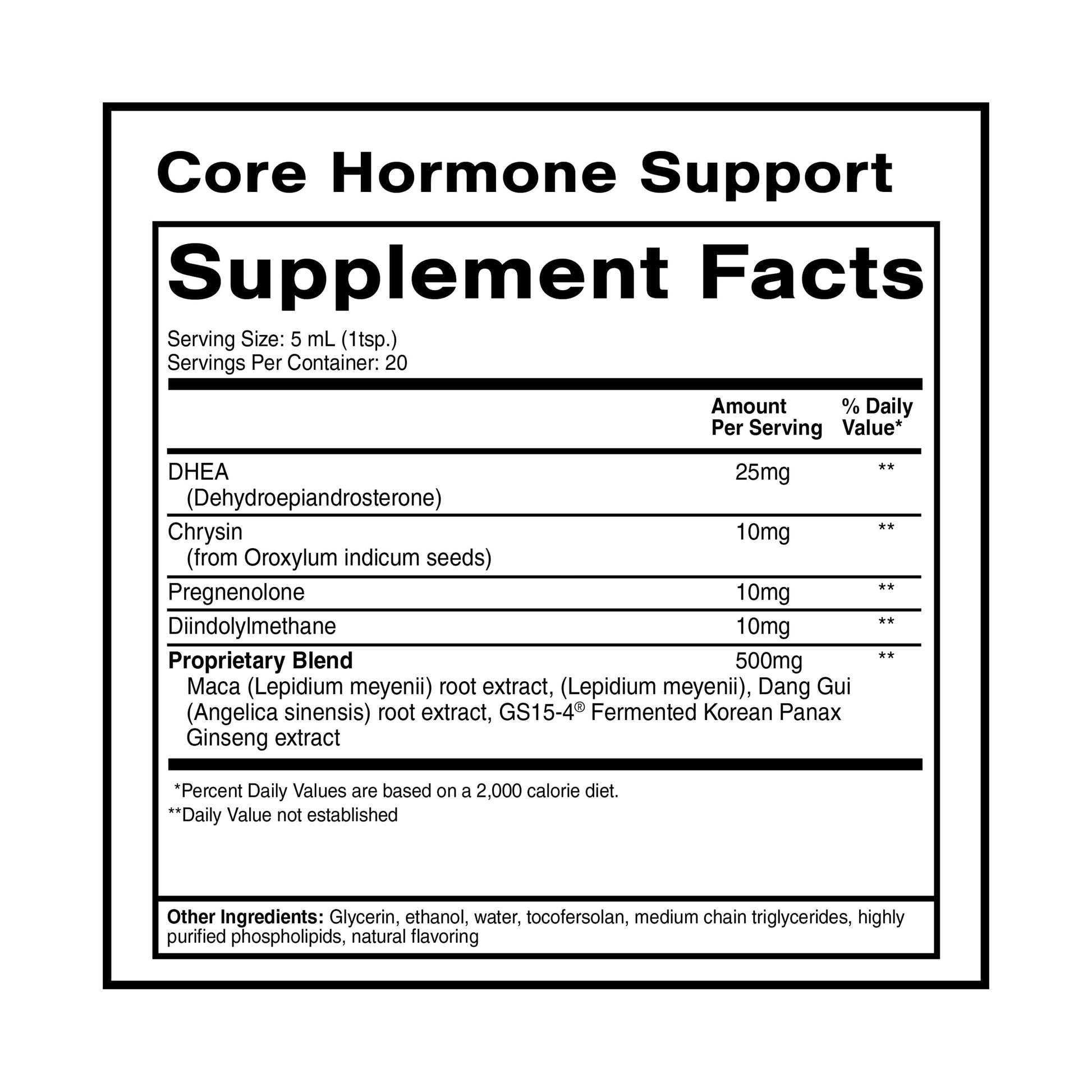 Quicksilver Scientific Core Hormone Support 3.88 fl oz (100ml) Quicksilver ScientificUS supplements
