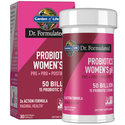 Garden of Life Dr Formulated Once Daily 3-in-1 Complete Prebiotics, Postbiotics & Probiotics for Women, PRE + PRO + POSTBIOTIC Supplement for Women’s Digestive Garden of LifeUS supplements