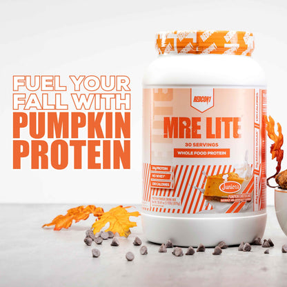 REDCON1 MRE Lite Whole Food Protein Powder, Juniors, Pumpkin Cheesecake - Low Carb REDCON1US supplements