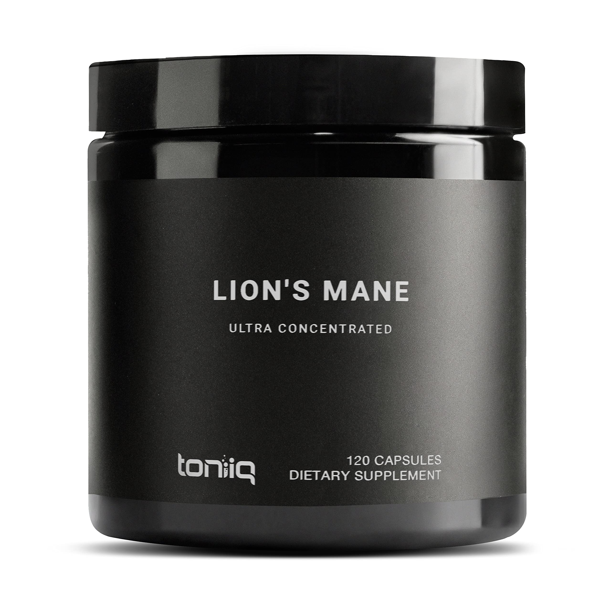 Toniiq Lion’s Mane - Ultra High Potency 10:1 Extract with 30% Polysaccharides - Highly Concentrated & Bioactive - Third-Party Lab Tested - 120 Capsules ToniiqAu supplements