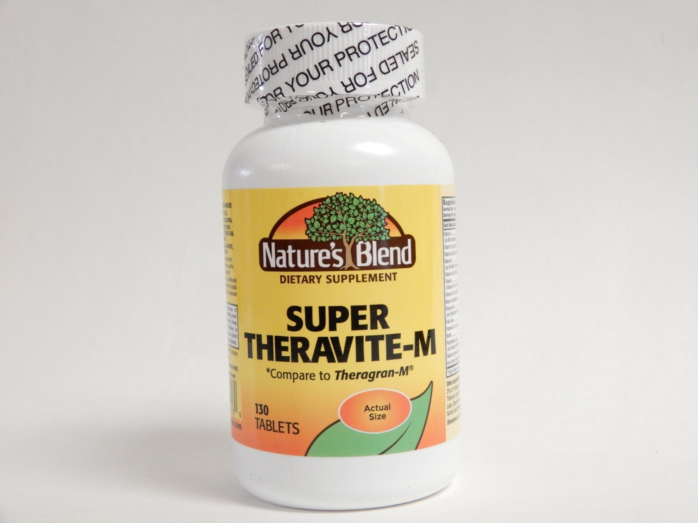 NAT B Super THERA Vite M TB 130 Nature's BlendAu supplements