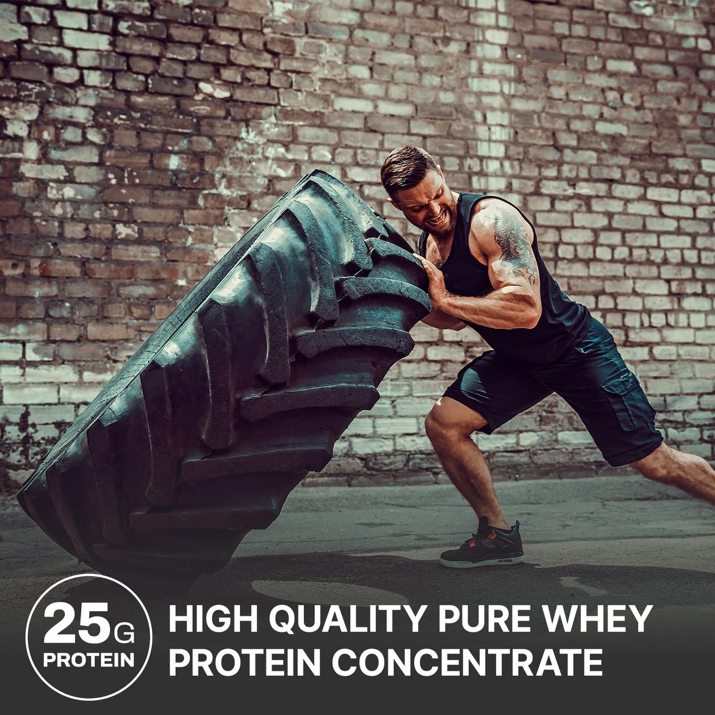 NutraBio Classic Whey Protein Powder- 25G of Protein Per Scoop - Ice Cream Cookie NutraBioUS supplements