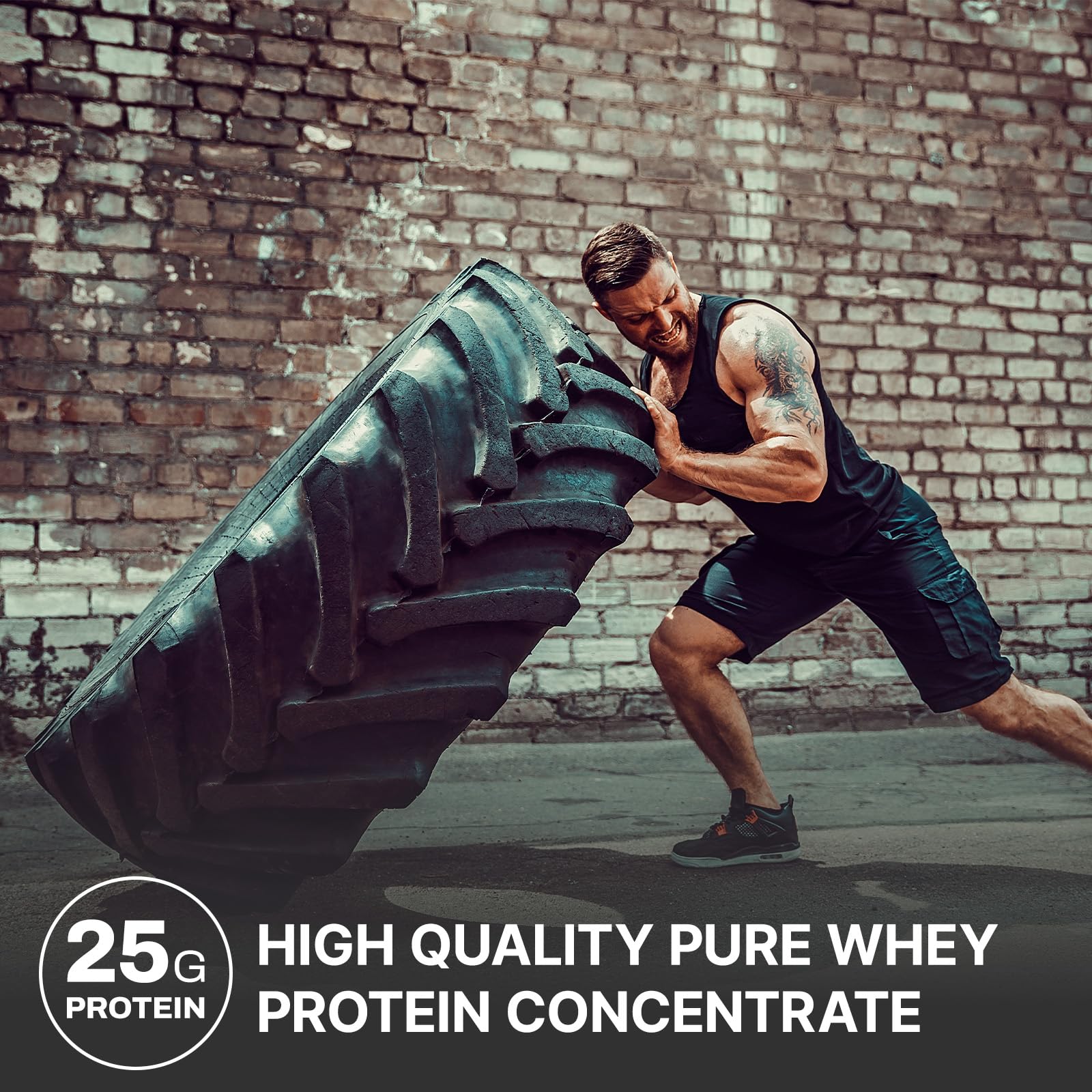 NutraBio Classic Whey Protein Powder- 25G of Protein Per Scoop - Ice Cream Cookie NutraBioUS supplements