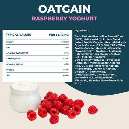 Kinetica OatGain Weight Gainer 600+ Calories & 47g Protein per Serving, 2.4 kg KineticaUS supplements