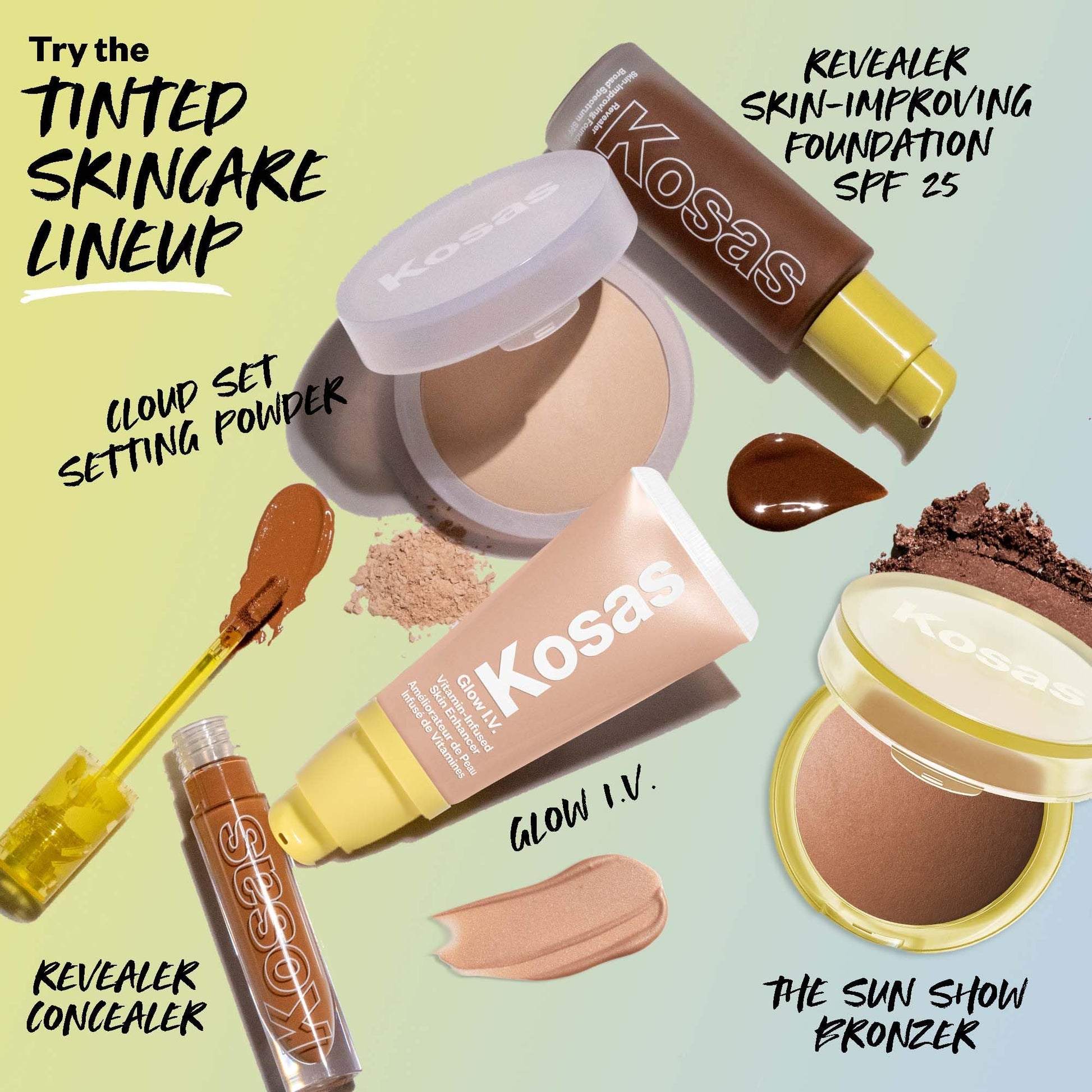 Kosas Sun Show Glowy Warmth Baked Bronzer - Contouring Powder for Cheekbones, Nose & Jawline - Enriched with Concentrated Fatty Acids - Talc-Free, Vegan & Hypoallergenic - Waves KosasAu supplements