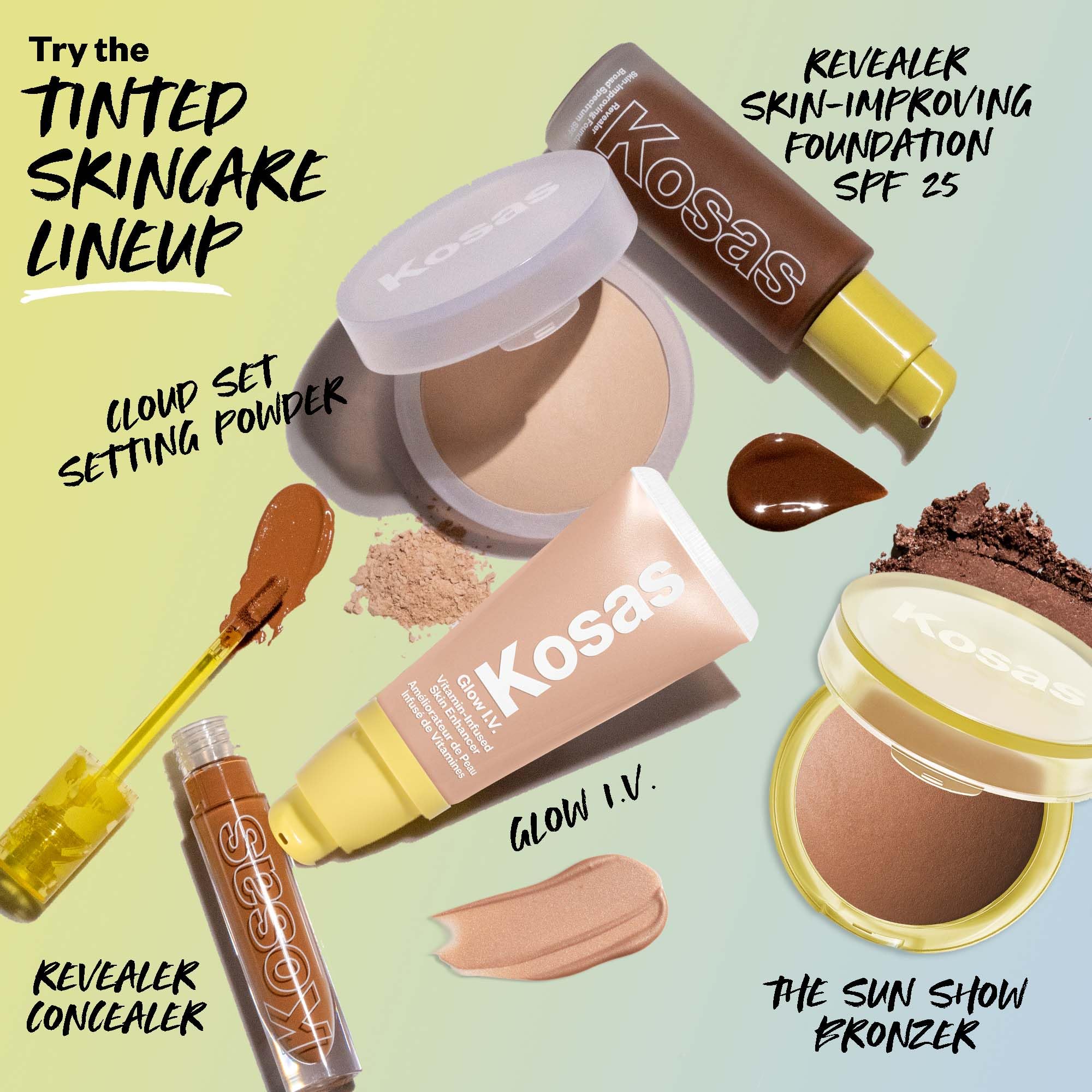 Kosas Sun Show Glowy Warmth Baked Bronzer - Contouring Powder for Cheekbones, Nose & Jawline - Enriched with Concentrated Fatty Acids - Talc-Free, Vegan & Hypoallergenic - Waves KosasAu supplements