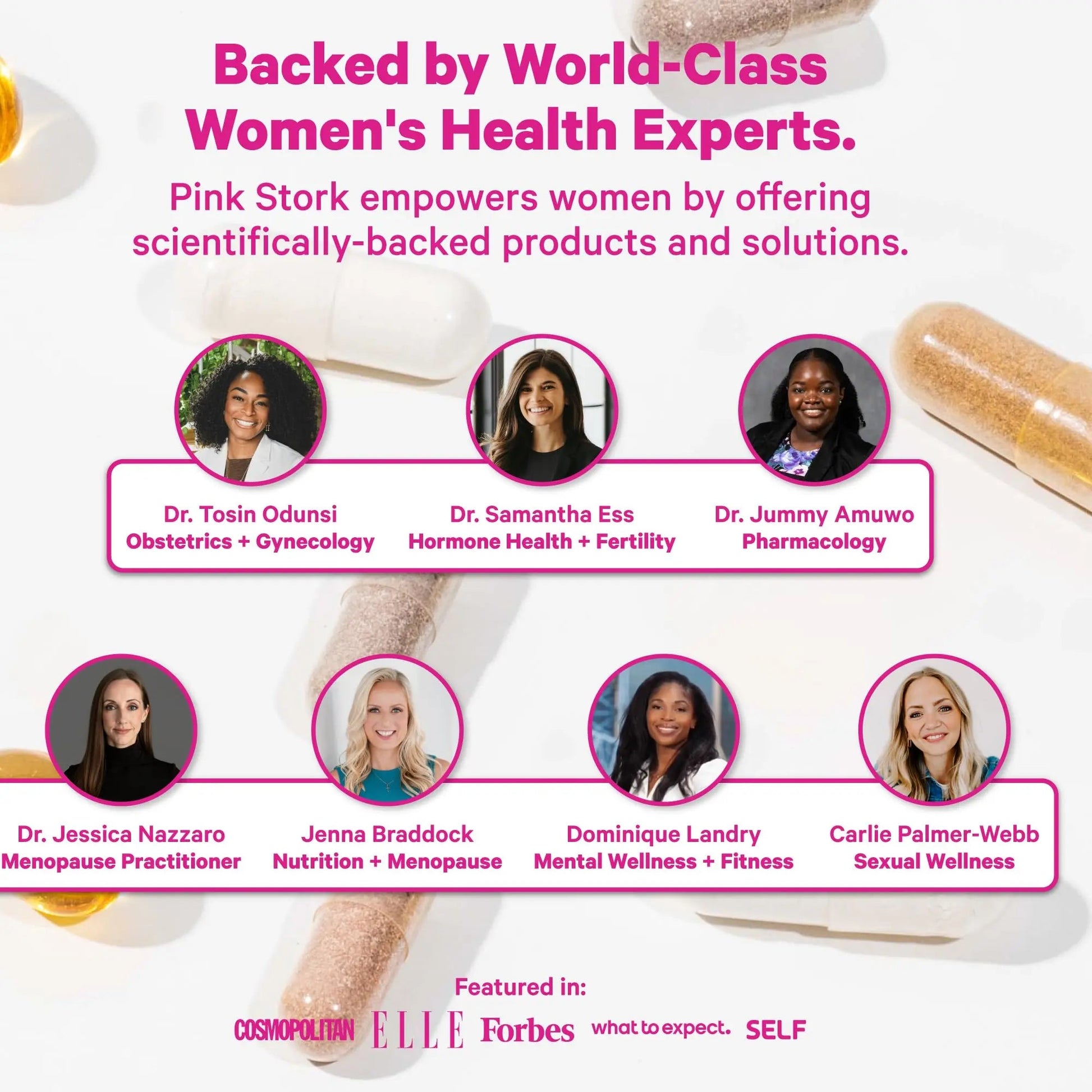 Pink Stork Total Women's Multivitamin - 19 Essential Vitamins for Women & Nutrients – Energy, Metabolism, Hormone, Immune & Mood Support Pink StorkAu supplements