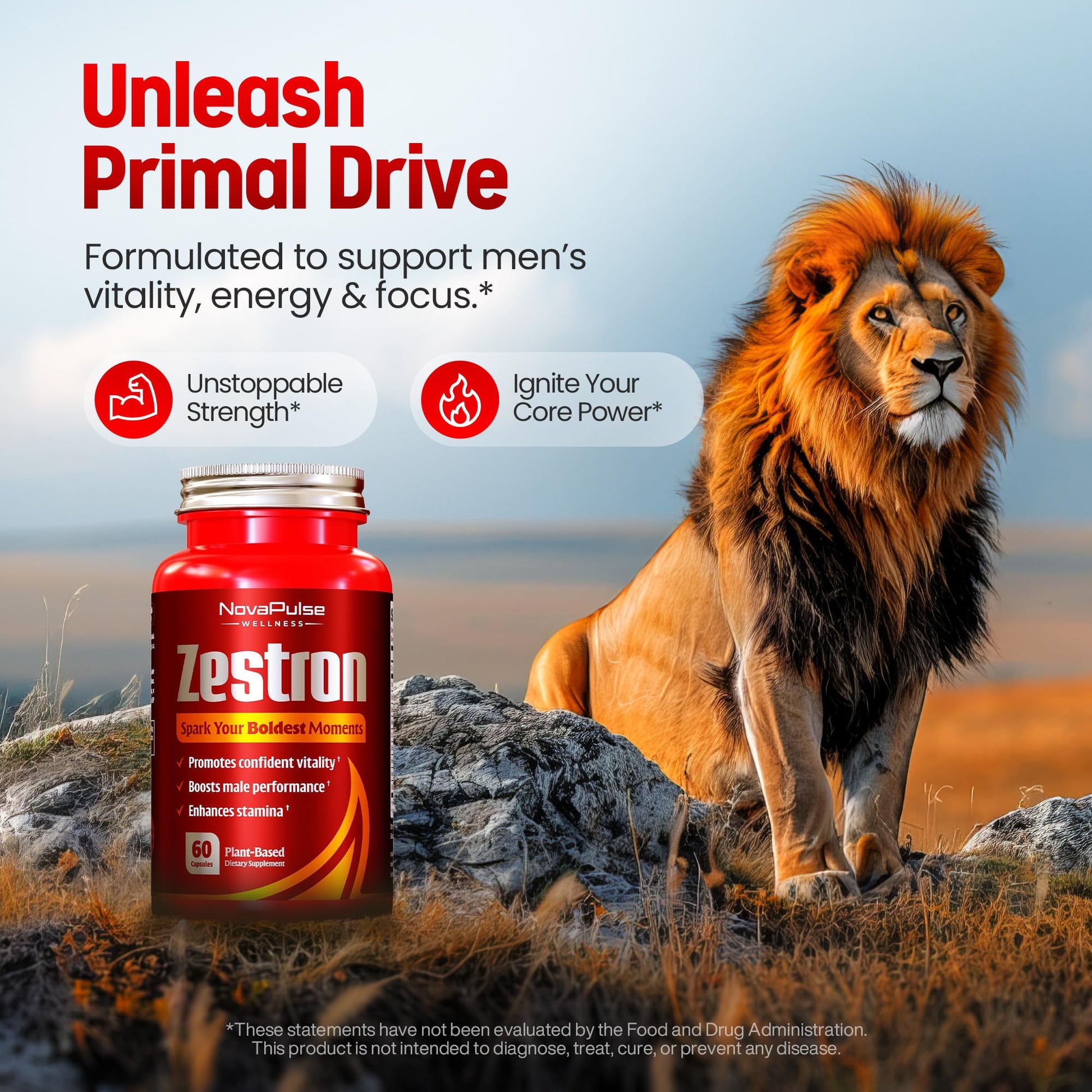 Male Enhancing Supplement Fast Acting Enlargement Pills for Men - Enhanced Size, Drive, Blood Flow, Libido, Testosterone Booster, Strength, Endurance - Boost Performance & Confidence - 60 Capsules NovaPulse WellnessAu supplements