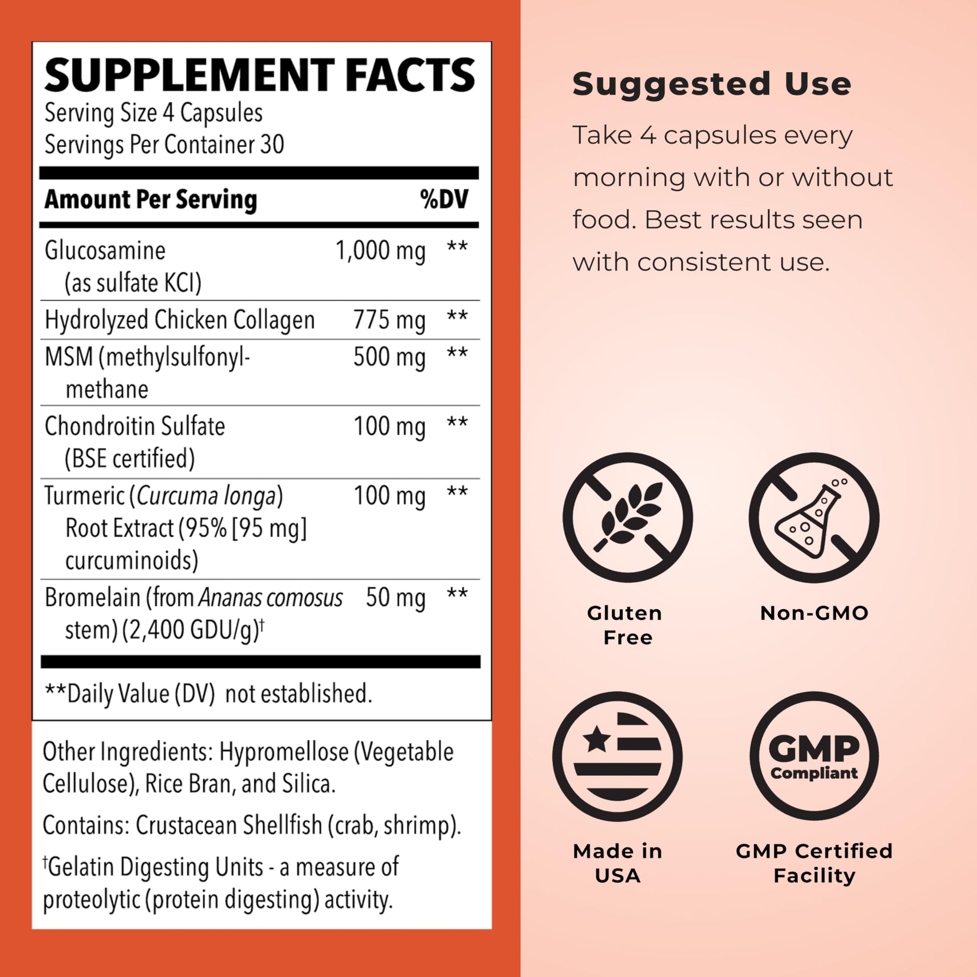 LifeSeasons Mobili-T - Joint Support Supplement - Reduces Aches & Discomforts - Increase Range of Motion - Rebuild Tissue & Cartilage - MSM Chondroitin Collagen Glucosamine & Turmeric - 120 Capsules LifeSeasonsAu supplements