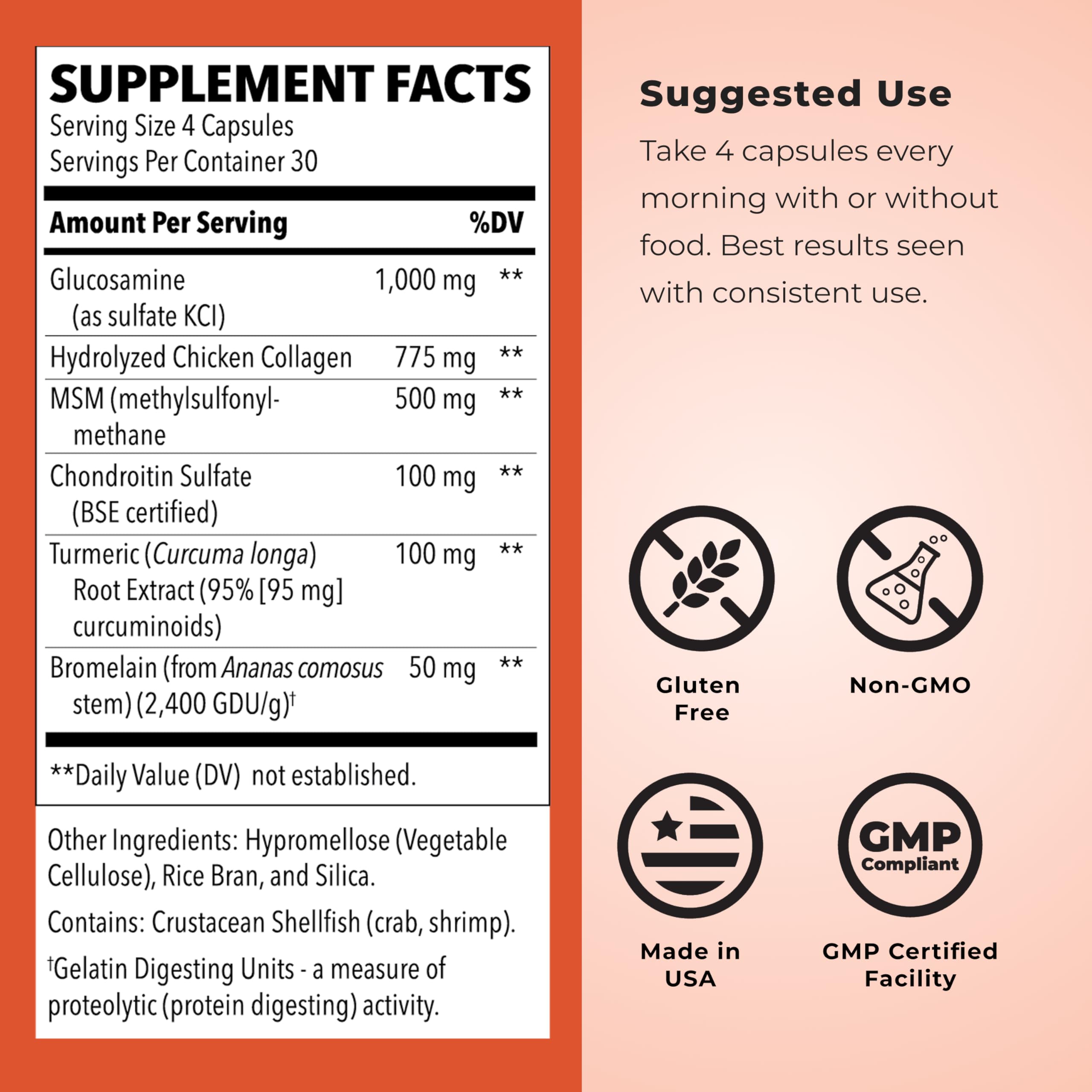 LifeSeasons Mobili-T - Joint Support Supplement - Reduces Aches & Discomforts - Increase Range of Motion - Rebuild Tissue & Cartilage - MSM Chondroitin Collagen Glucosamine & Turmeric - 120 Capsules LifeSeasonsAu supplements