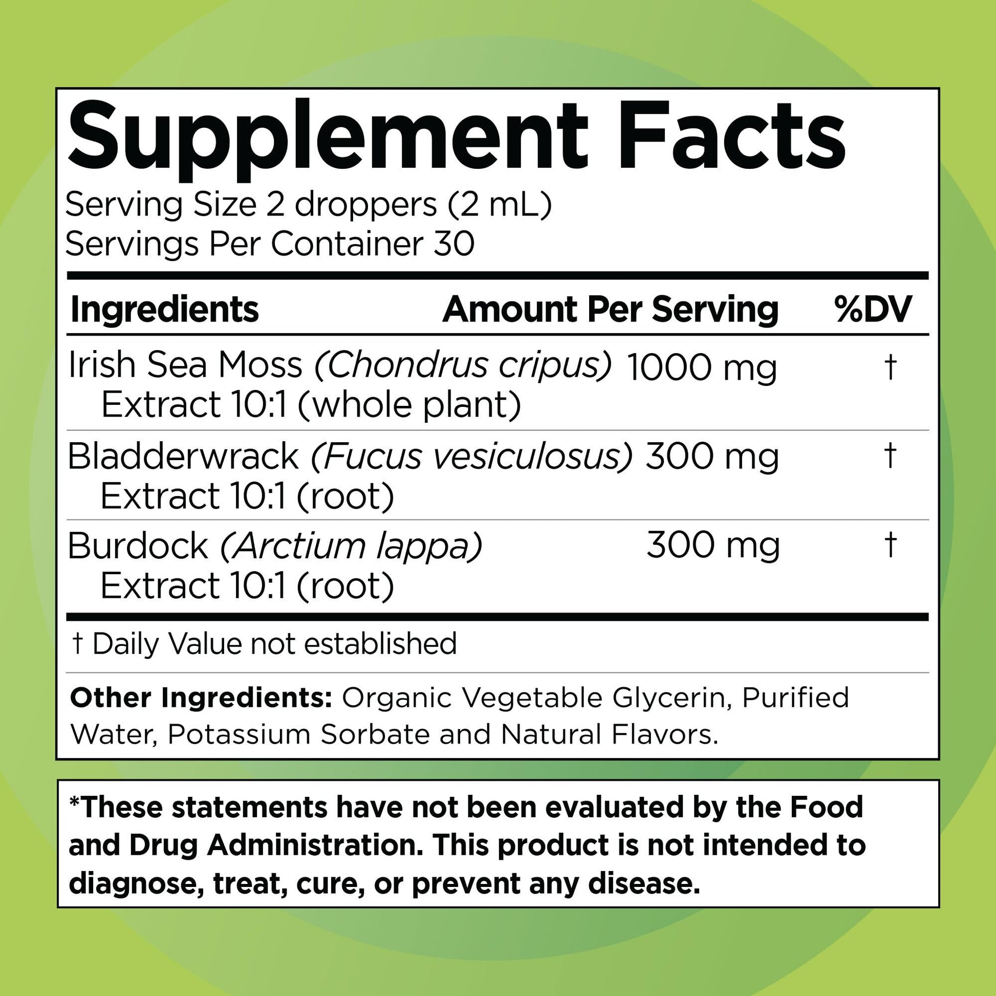Liquid Naturals Irish Sea Moss Drops - Citrus Berry Flavor - 92+ Essential Minerals & Vitamins - Energy, Skin, Gut, Recovery - Bladderwrack and Burdock Root - 2 fl. oz Liquid NaturalsAu supplements