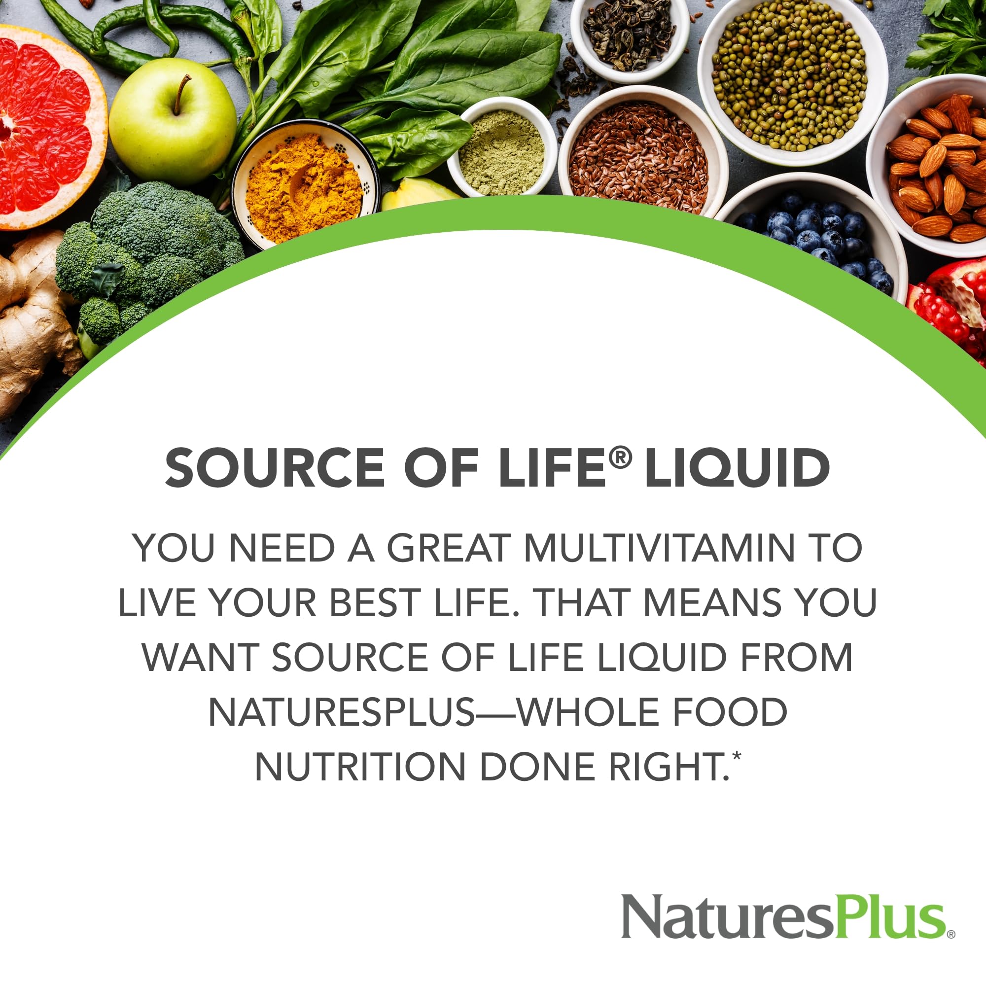 NaturesPlus Source of Life Liquid - 30 fl oz - Tropical Fruit Flavor - Wholefood Supplement, Energy Booster, Antioxidant - Vegetarian, Gluten-Free - 30 Servings Aus HealthcareAu supplements