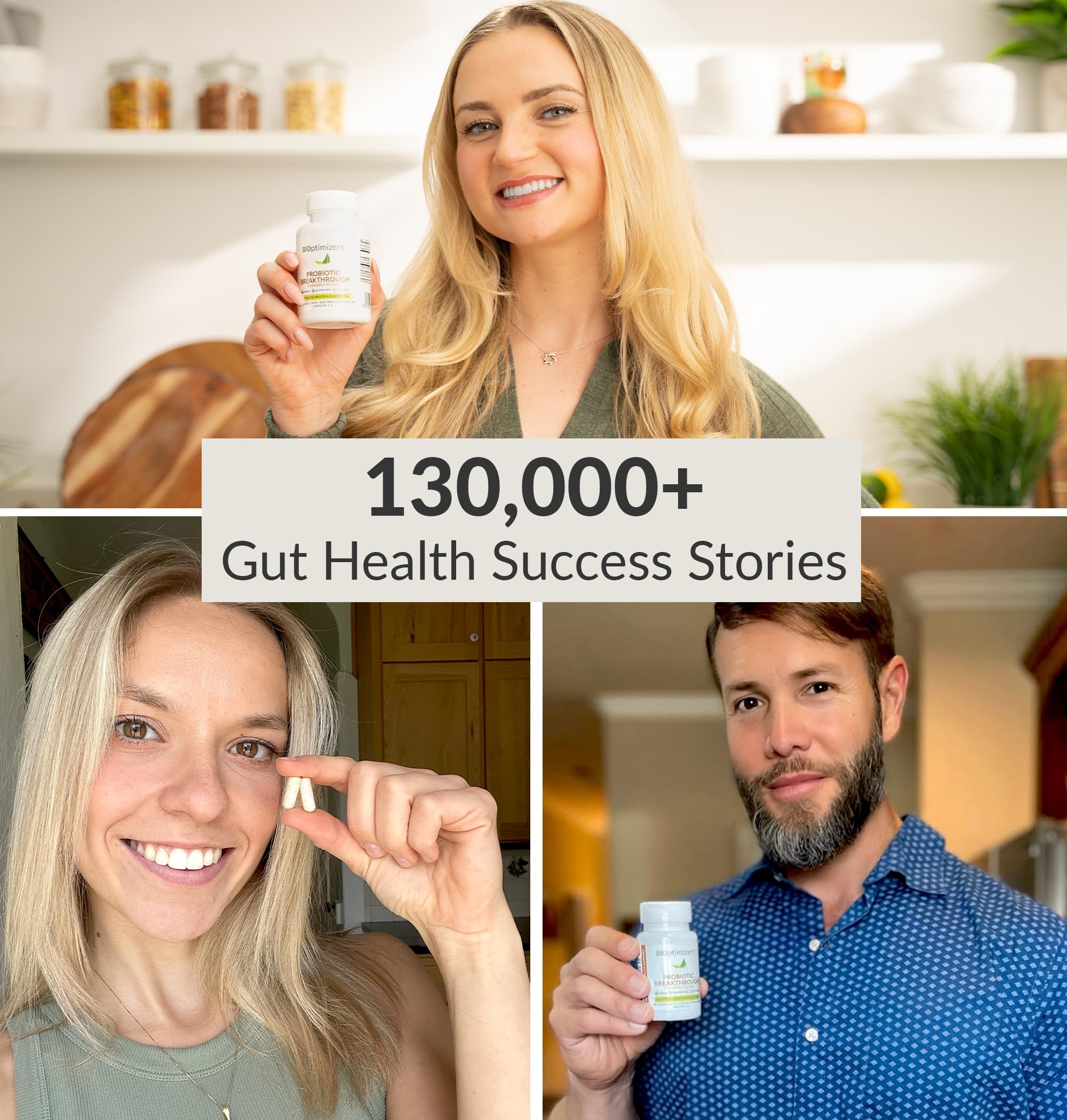 BIOptimizers Probiotic Breakthrough – Lactobacillus Plantarum OM Probiotics & Prebiotics Health Supplement for Gut, Digestive & Immune Support Probiotics for Women Men Elderly– 30 Vegan Capsules BIOptimizersAu supplements