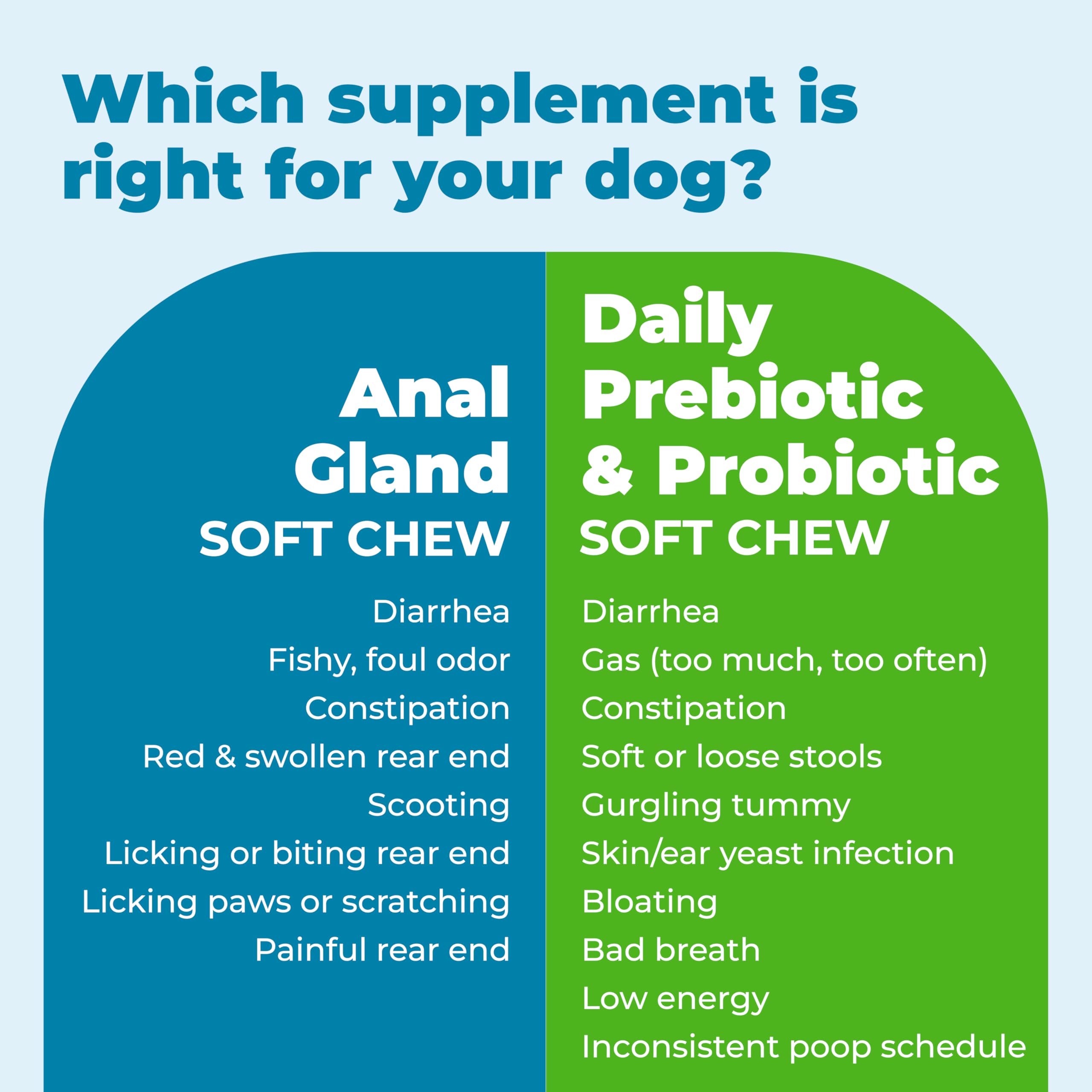 Vetnique Glandex Daily Probiotics for Dogs with Prebiotics to Support Gut Health with Fiber and Digestive Enzymes, Dog Probiotic Chews or Powders (30ct Chews, Bacon Chews) VetniqueAu supplements