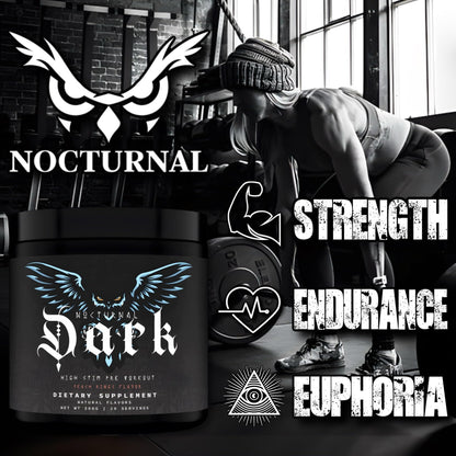 Nocturnal Labz Dark High Stim Pre Workout Powder | Potent Pre-workout Formula for Men NocturnalUS supplements