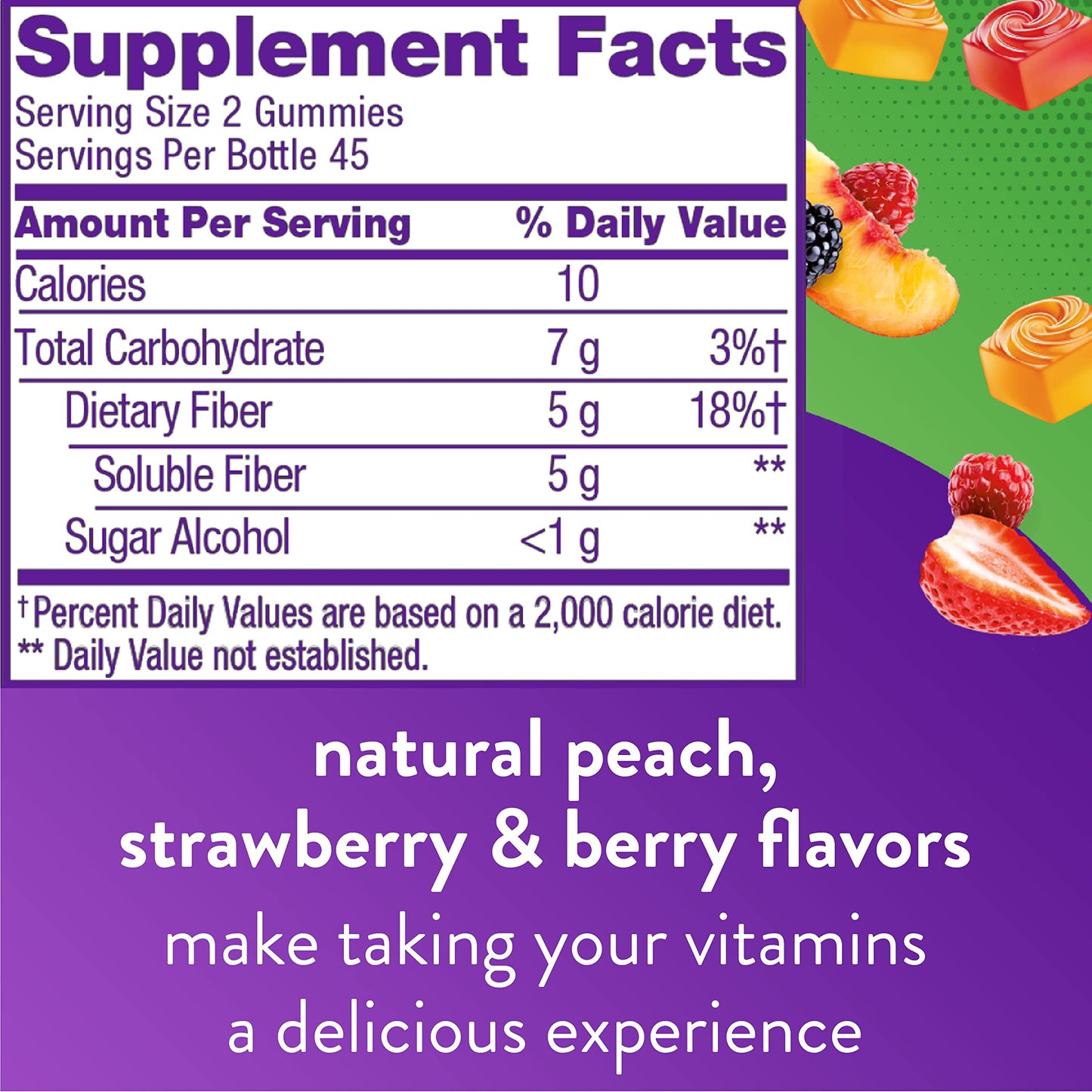 Vitafusion Fiber Well Sugar Free Fiber Supplement & Womens Multivitamin Gummies VitafusionUS supplements