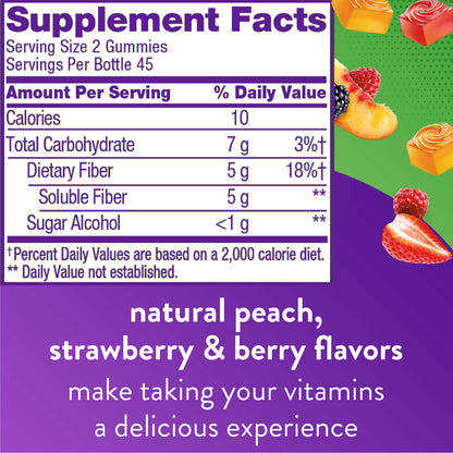 Vitafusion Fiber Well Sugar Free Fiber Supplement & Womens Multivitamin Gummies VitafusionUS supplements