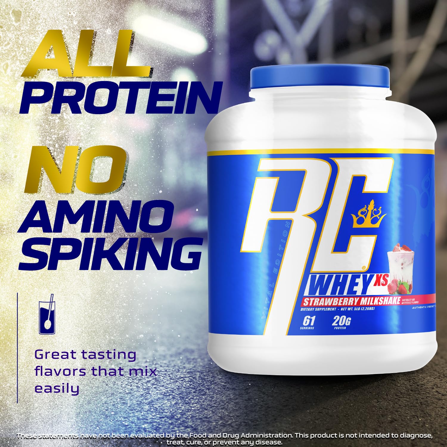 Ronnie Coleman Signature Series Whey XS Protein Powder, Pre Workout Shake Mix Ronnie Coleman Signature SeriesUS supplements