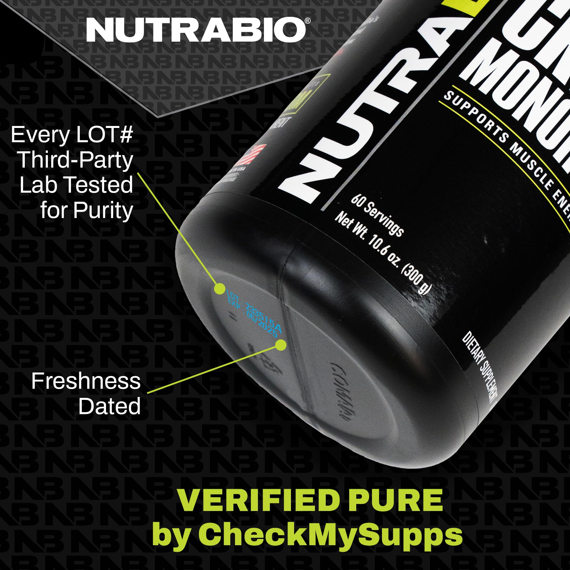 NutraBio Whey Protein Isolate Supplement – 25g of Protein Per Scoop with Complete NutraBioUS supplements