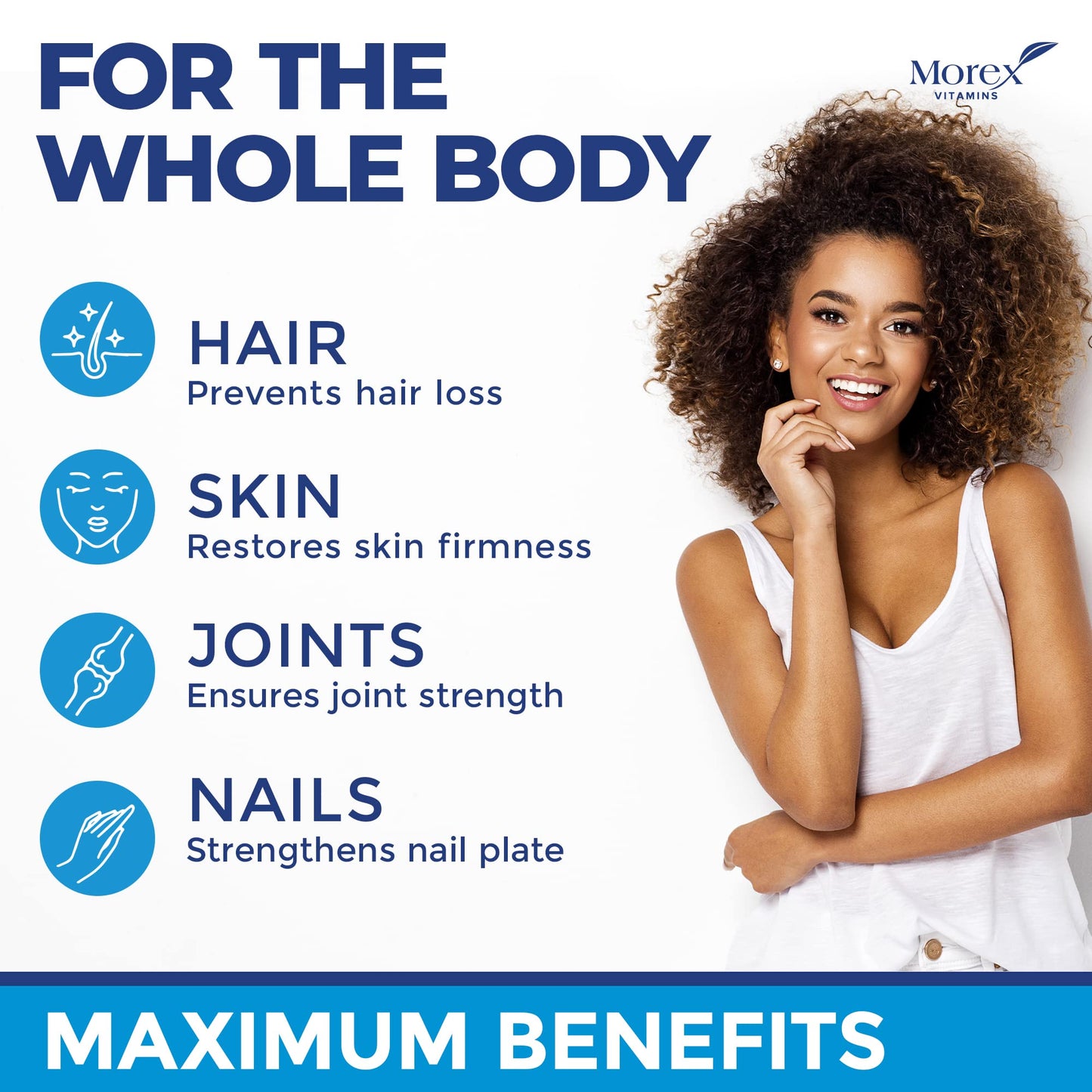 Multi Collagen Pills (Types I, II, III, V & X) - Marine Collagen & Bone Broth Capsules MOREX VITAMINSUS supplements