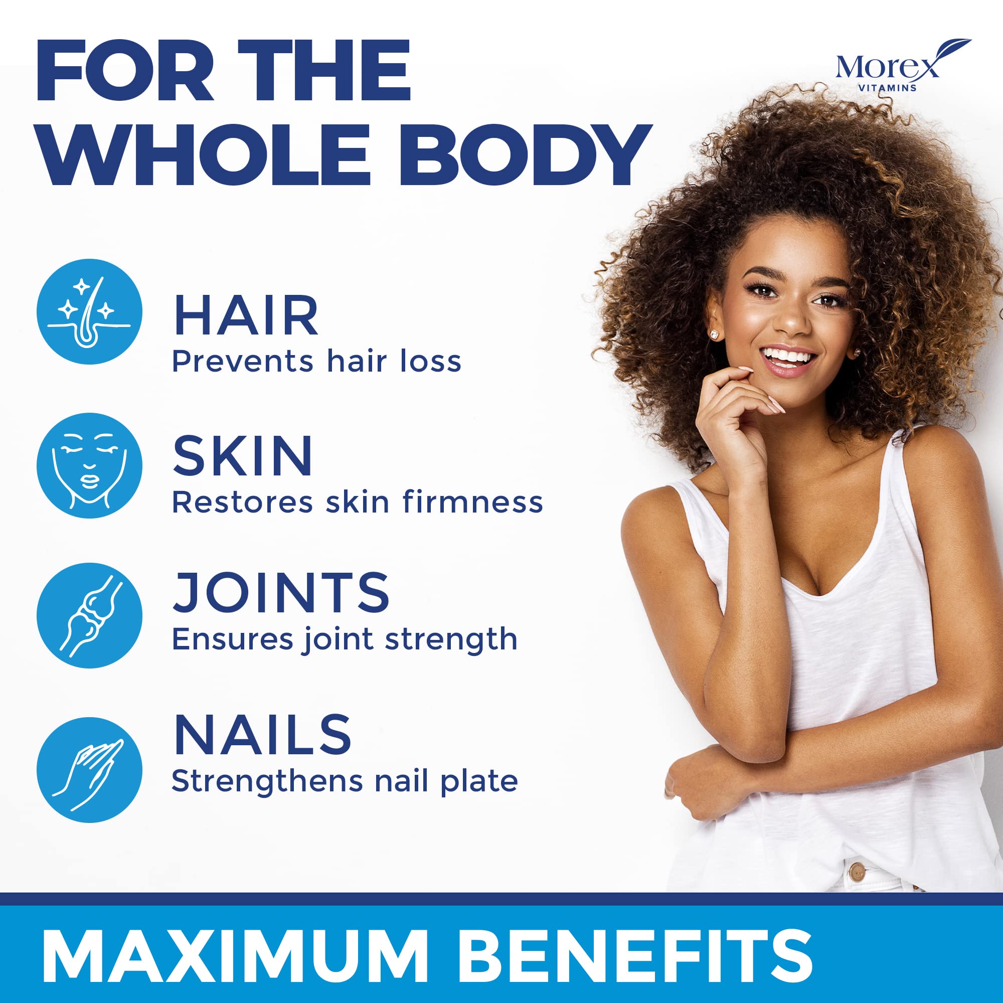 Multi Collagen Pills (Types I, II, III, V & X) - Marine Collagen & Bone Broth Capsules MOREX VITAMINSAu supplements