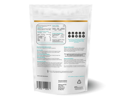 Cleanest Marine Collagen Peptides | Wellness Lab 454g | Type I,III | Highest Bioavailability Hydrolysed Protein Wellness LabUS supplements