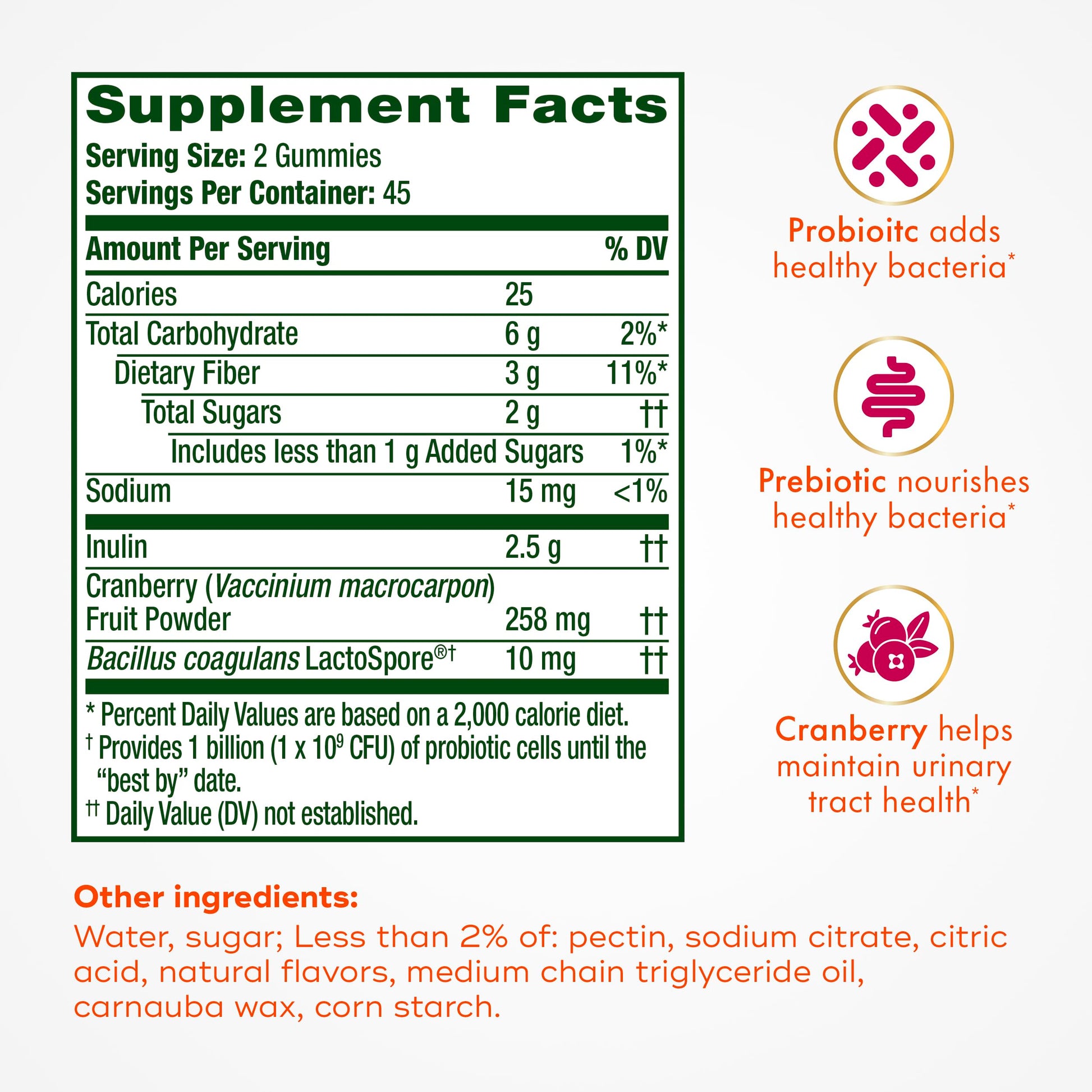 Align Probiotic, Women's Dualbiotic, Womens Probiotic Gummies, Prebiotics and Probiotics for Women, with Cranberry for Urinary Tract Health*, Cranberry Flavor, 90 Gummies AlignAu supplements