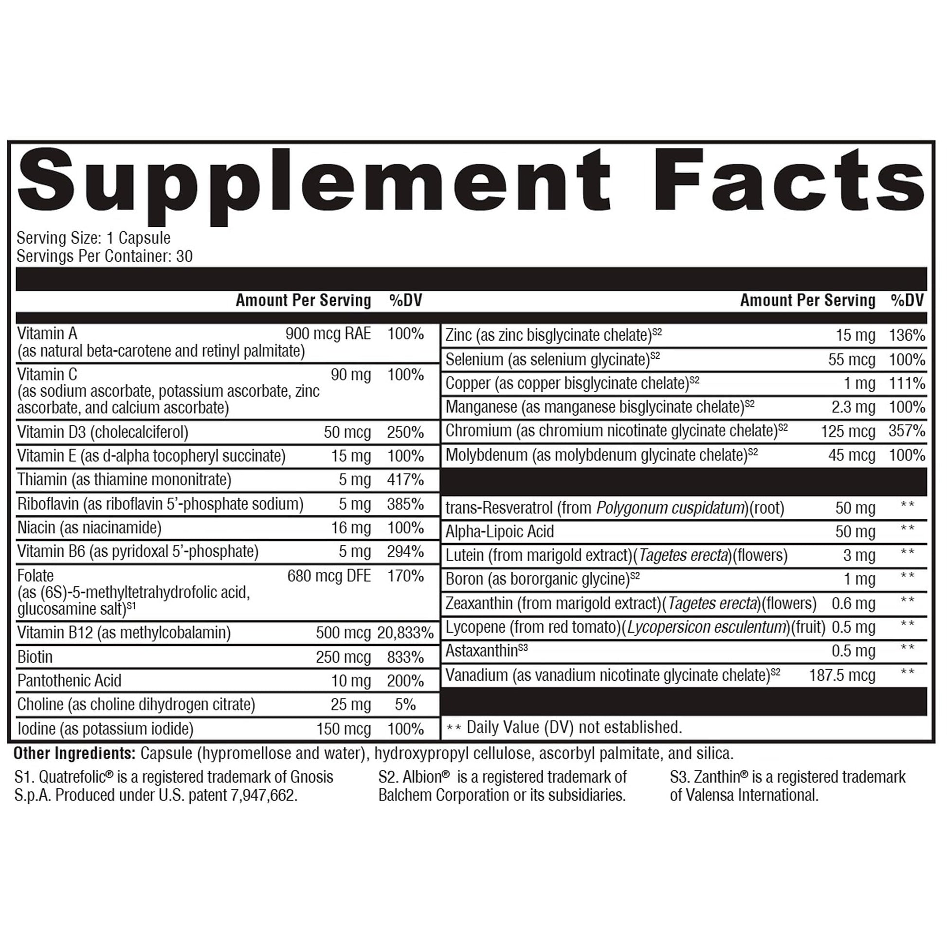XYMOGEN Multi Basix - Daily Multivitamin Supplement - Over 20 Essential Nutrients for Foundational Wellness - 5-MTHF, Vitamin D3, Vitamin B12 & More - Vegetarian, Non-GMO & Gluten Free - 30 Capsules XYMOGENAu supplements