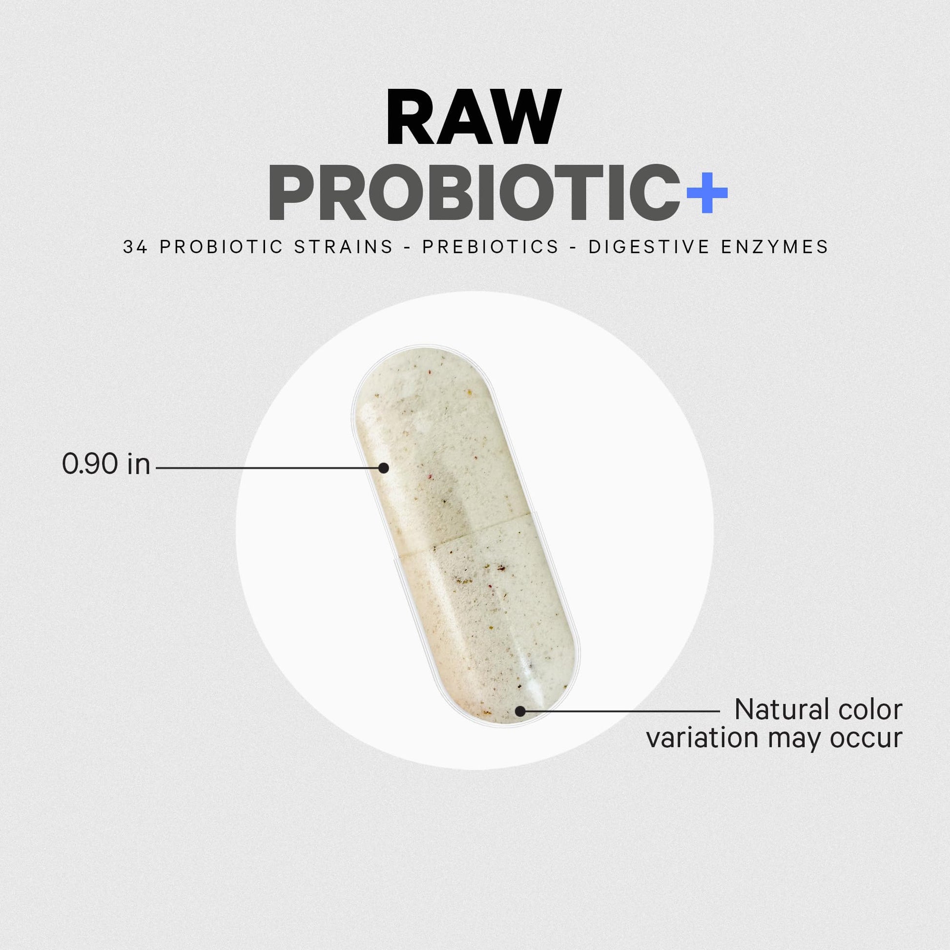 Codeage Raw Probiotic+ Supplement - 34 Probiotic Strains, 100 Billion CFUs, Raw Whole Food Probiotics, Digestive Enzymes, Raw Fruits & Veggies Prebiotics - Wild Kefir Culture - Non-GMO - 30 Capsules CodeageAu supplements